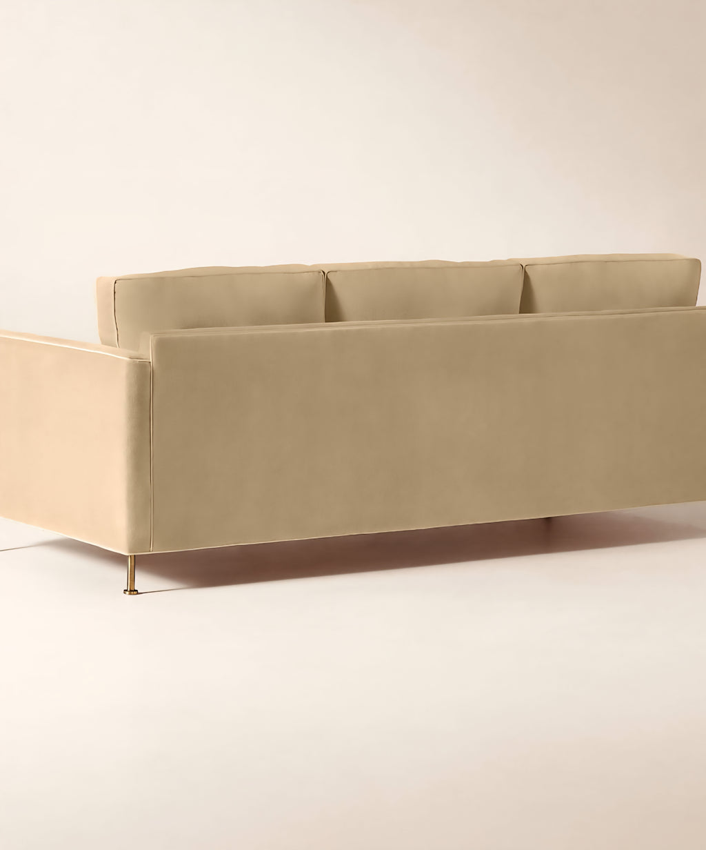 THE ONE × Brett — Jade Green Velvet Sofa