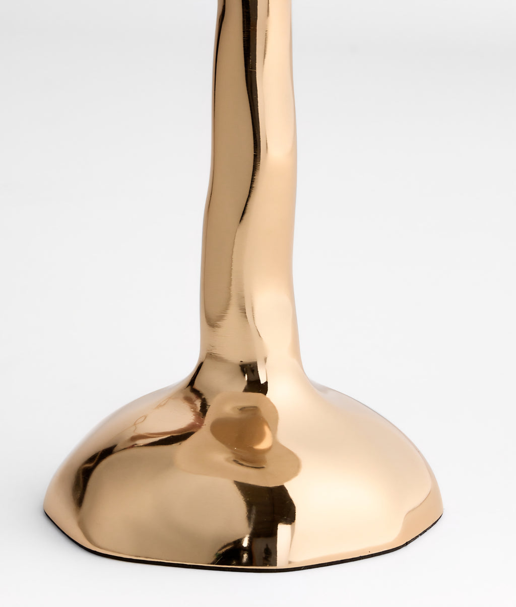 THE ONE × Colette — Hammered Brass Mini Table Lamp with Fabric Shade (13")