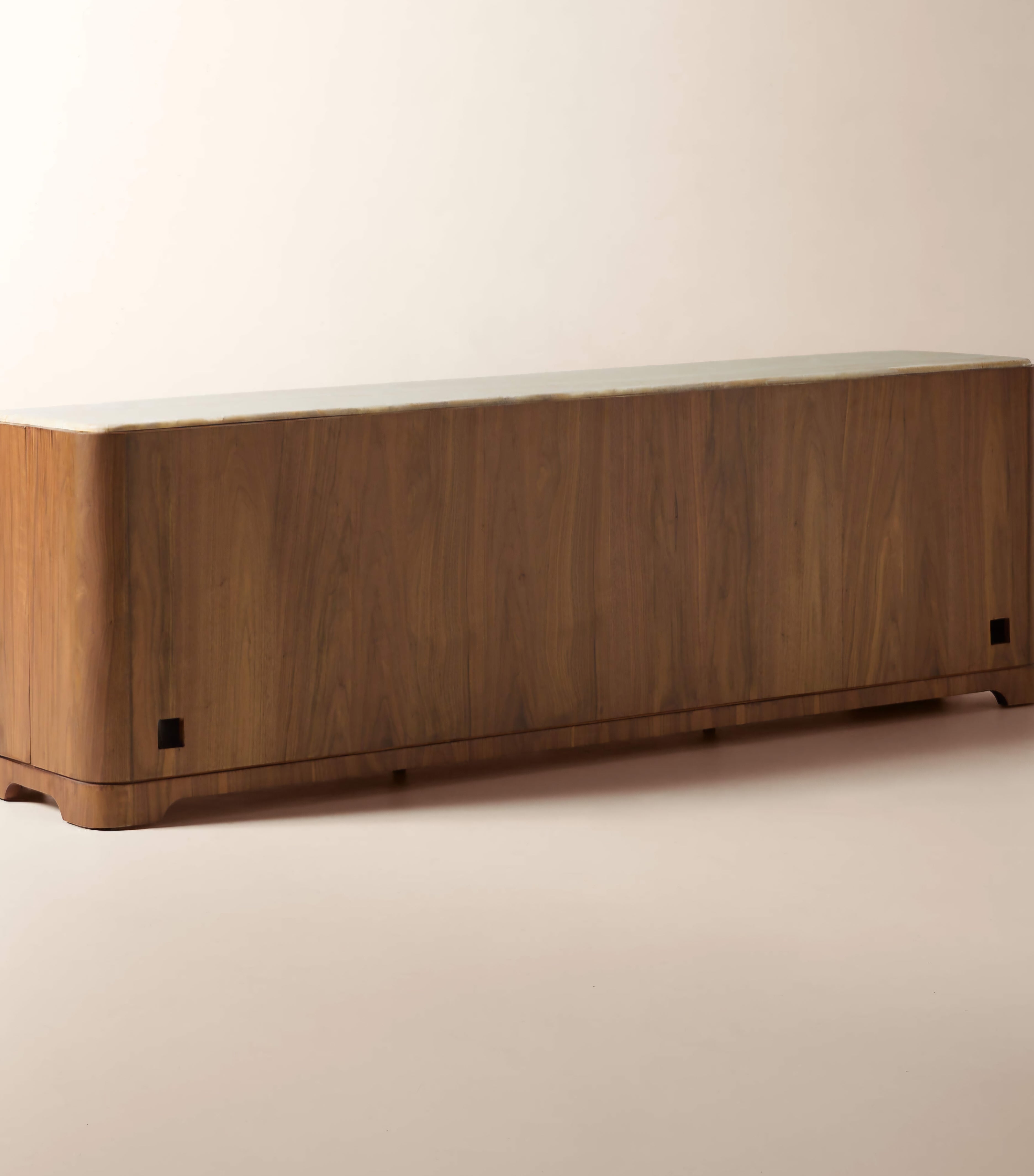 THE ONE × Rio — Onyx and Walnut Media Console