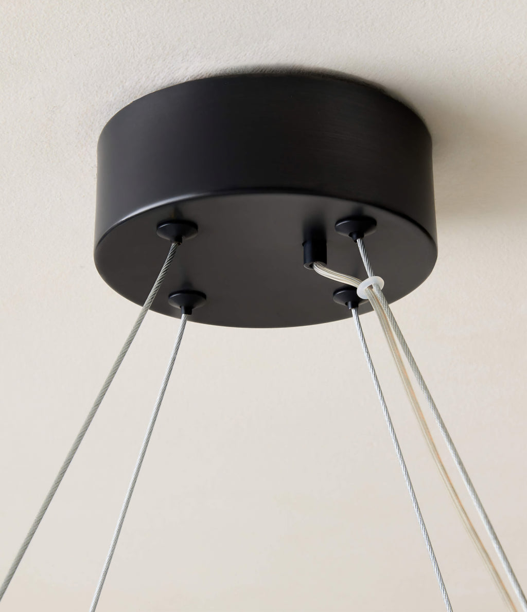 THE ONE × Misura — Black Metal Pendant Light