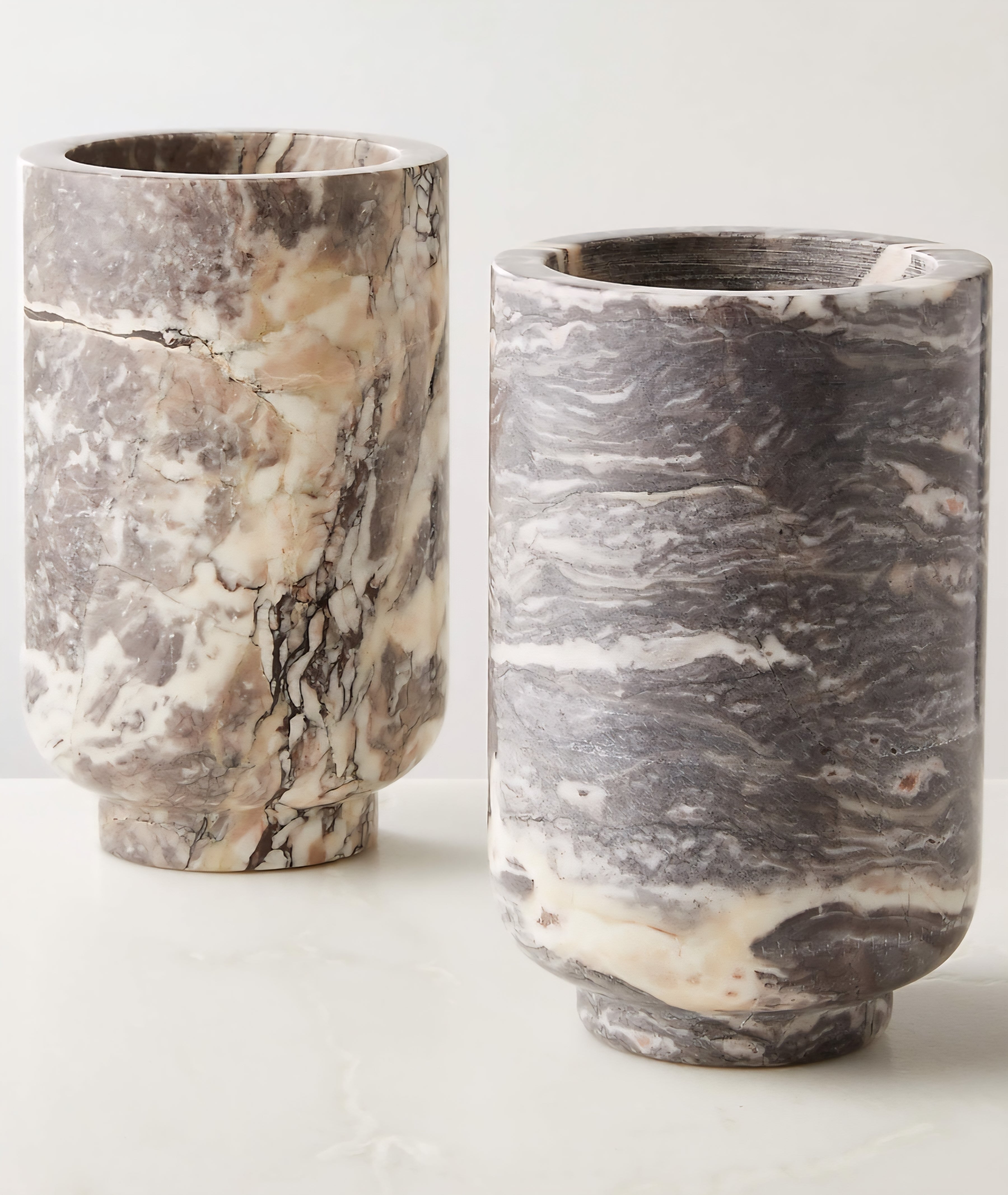 THE ONE × Brix — Grey Levanto Marble Wine Chiller