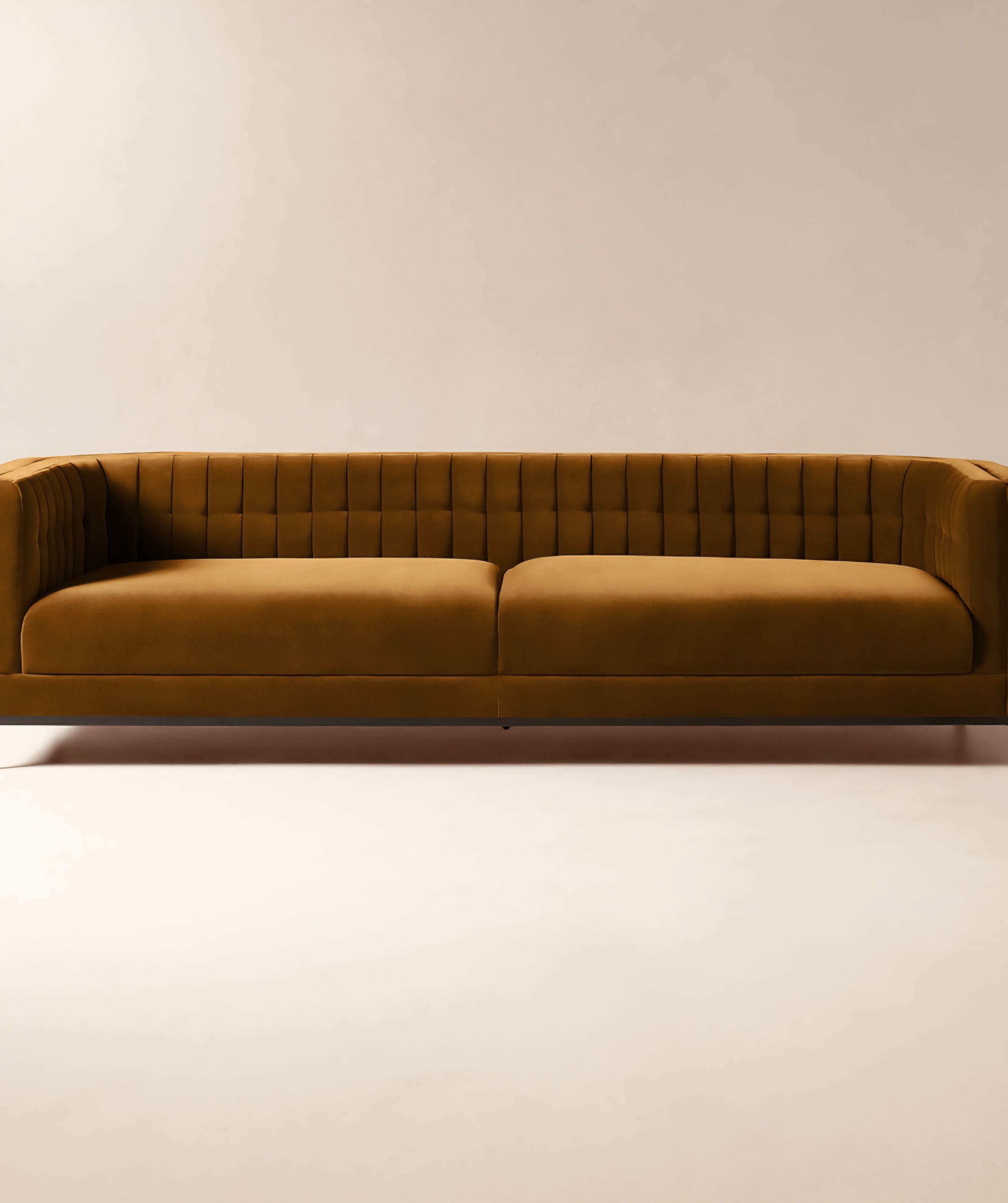 THE ONE × Ambroise — Light Taupe Velvet Sofa