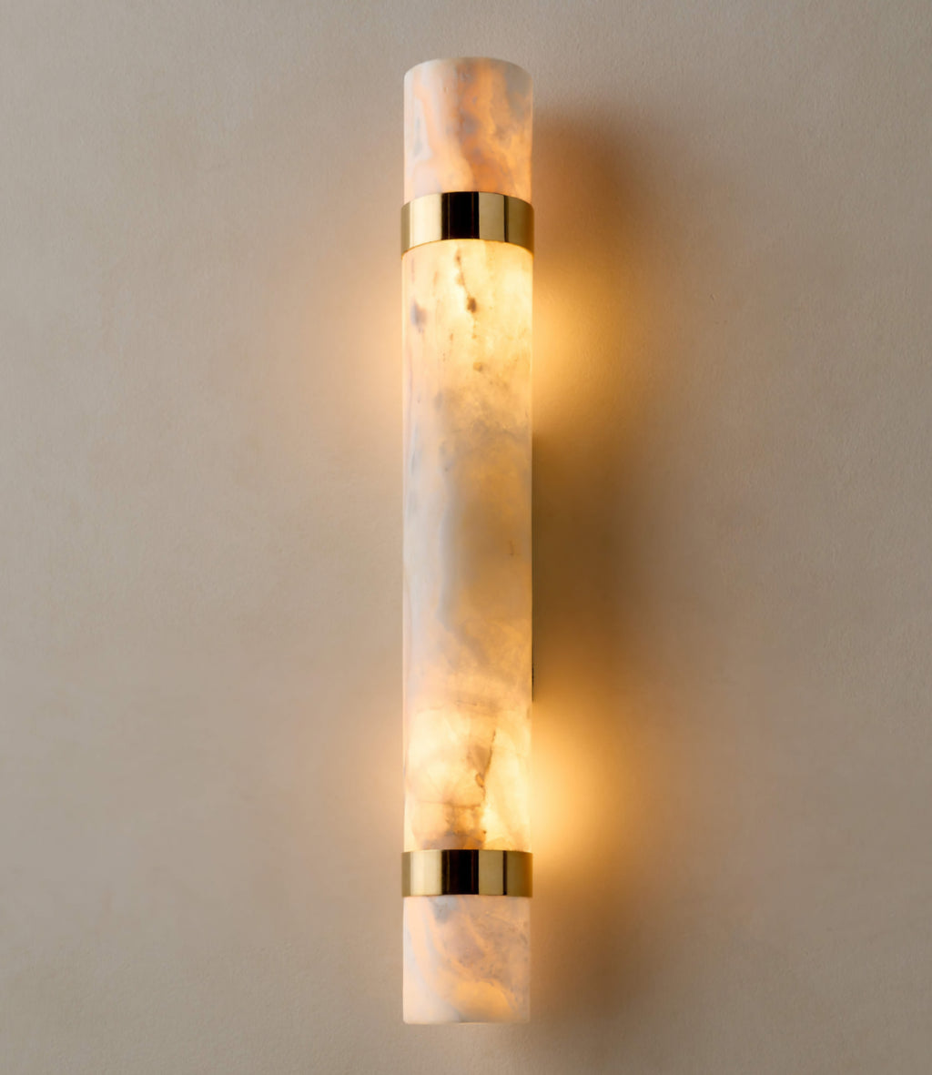 THE ONE × Natalia — Onyx Stone Wall Sconce 21.5"