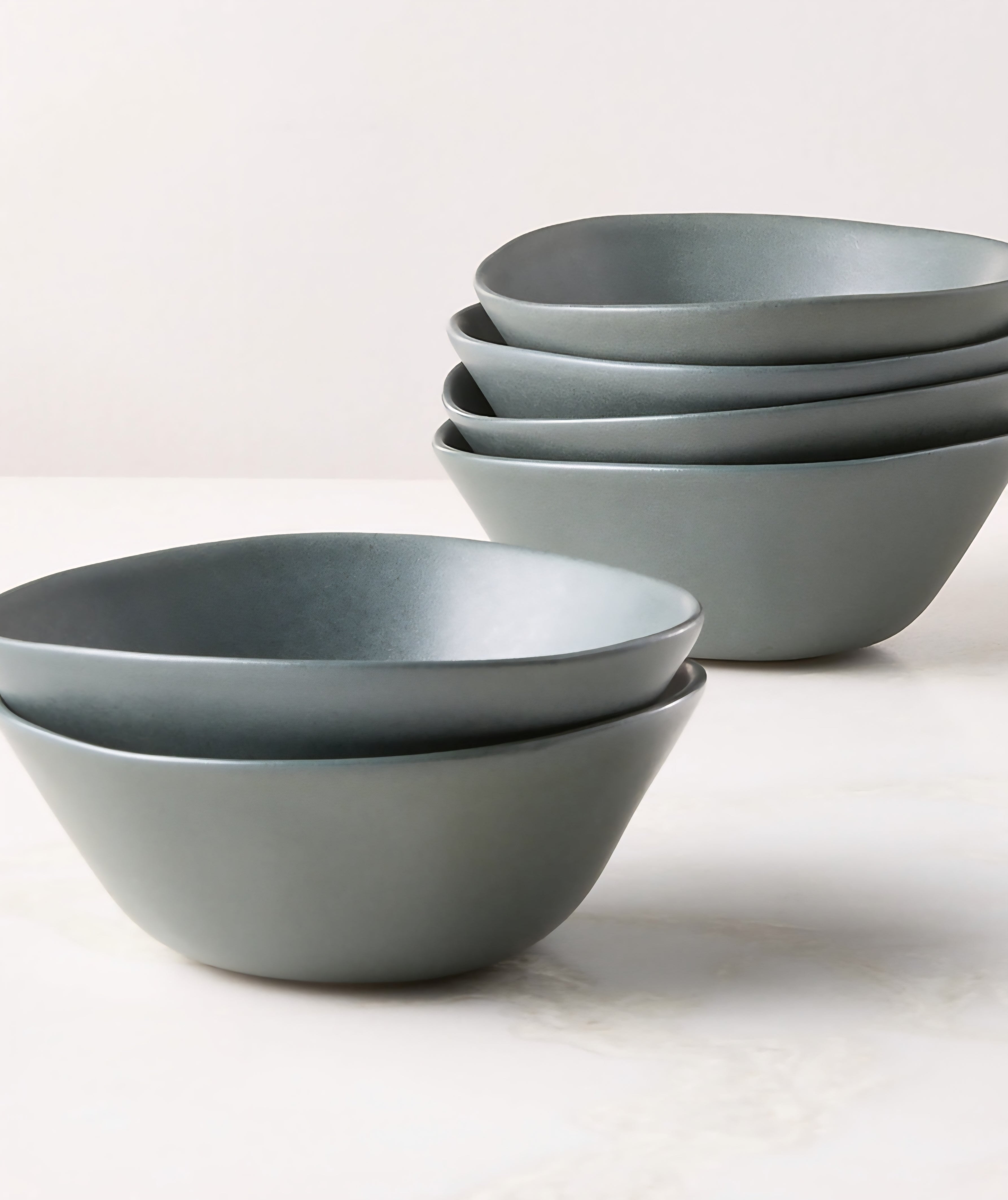 THE ONE × Selene — Ivory Stoneware Soup & Pasta Bowls
