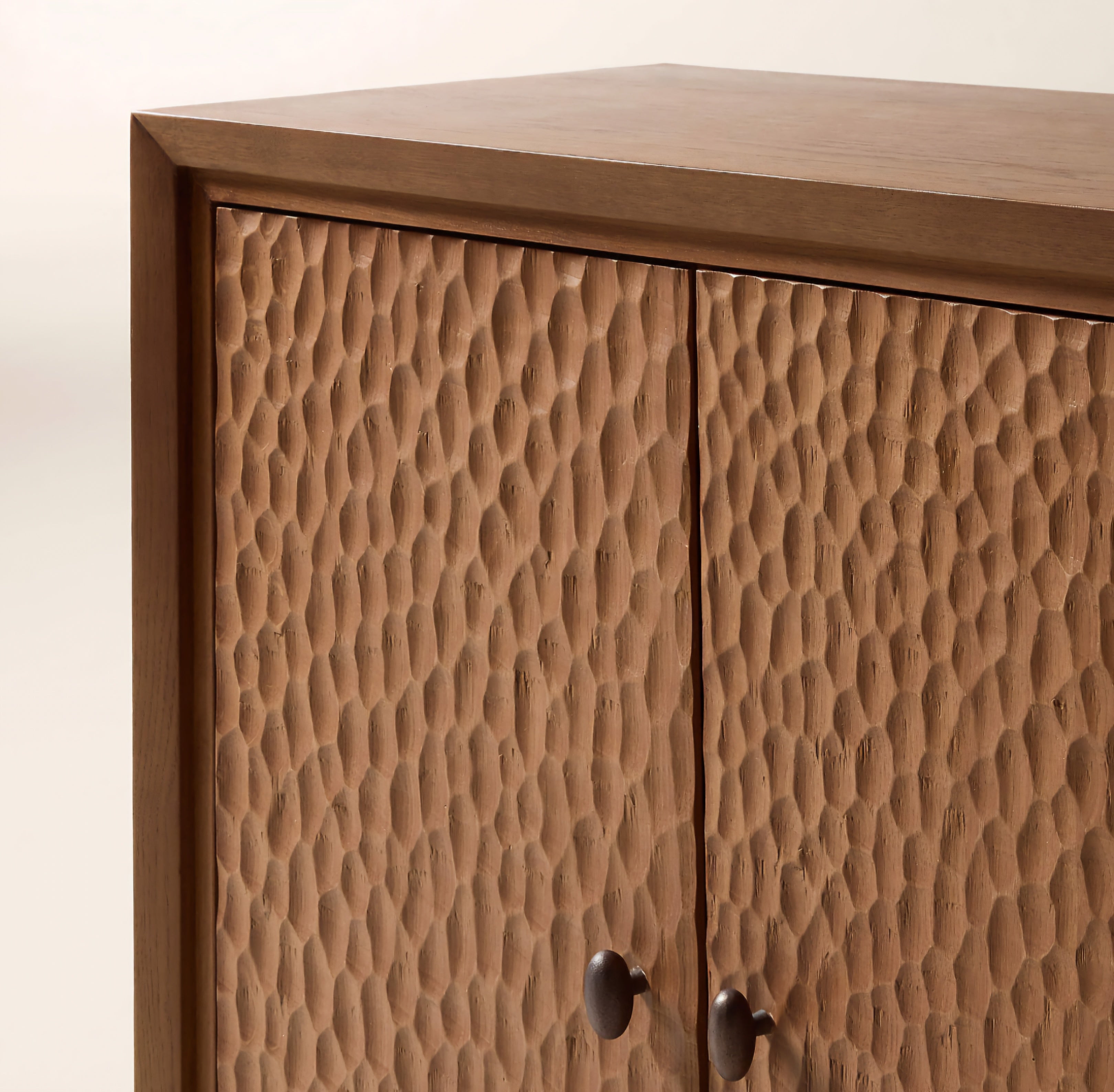 THE ONE × Hawk — Carved White Oak Credenza