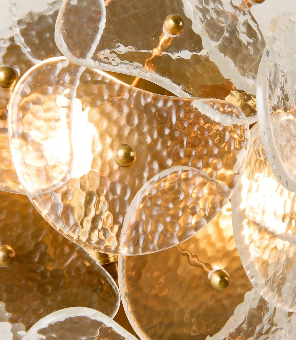 THE ONE × Eline — Textured Glass Dual Wall Sconce and Flush Mount Light