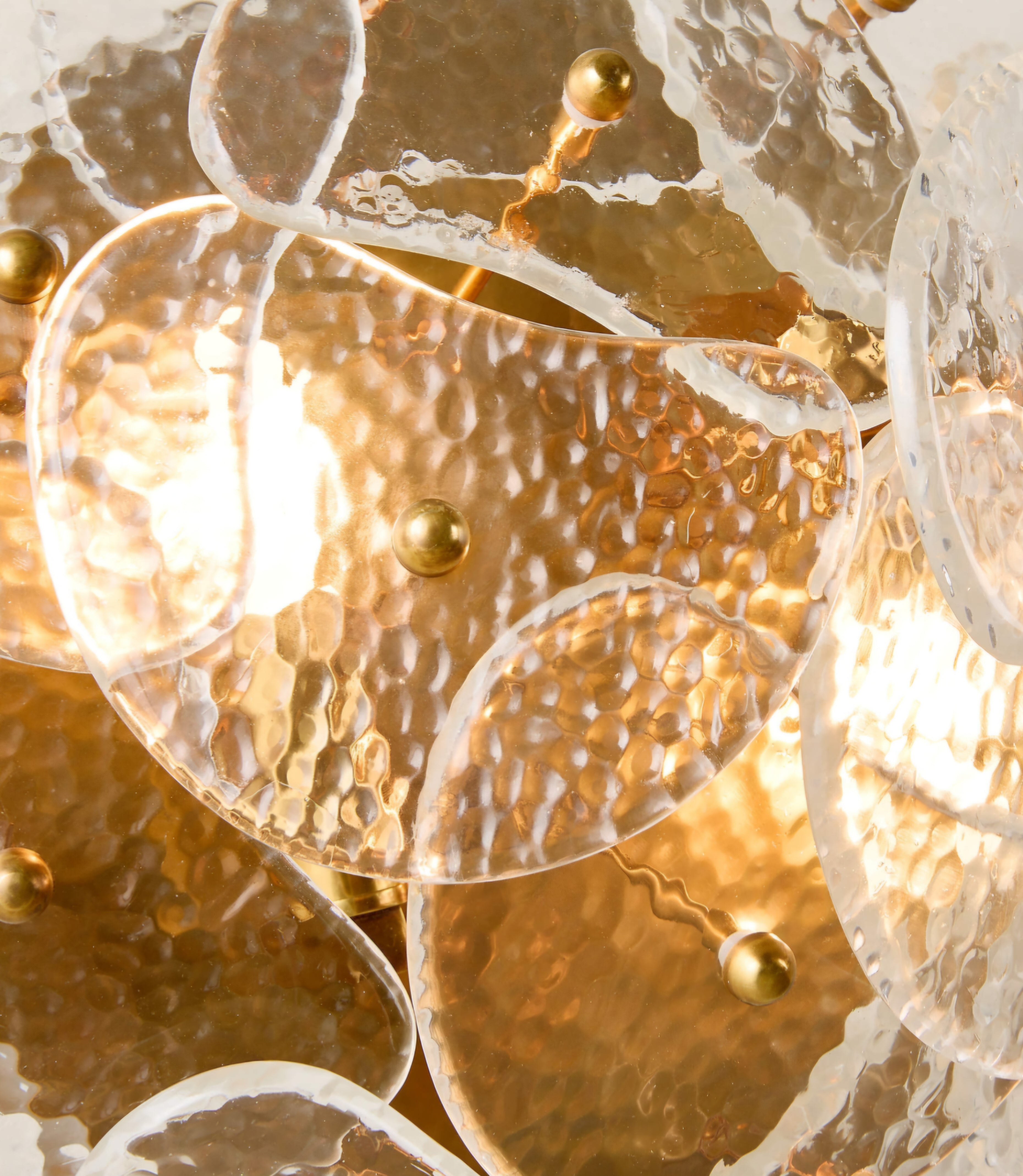 THE ONE × Eline — Textured Glass Dual Wall Sconce and Flush Mount Light