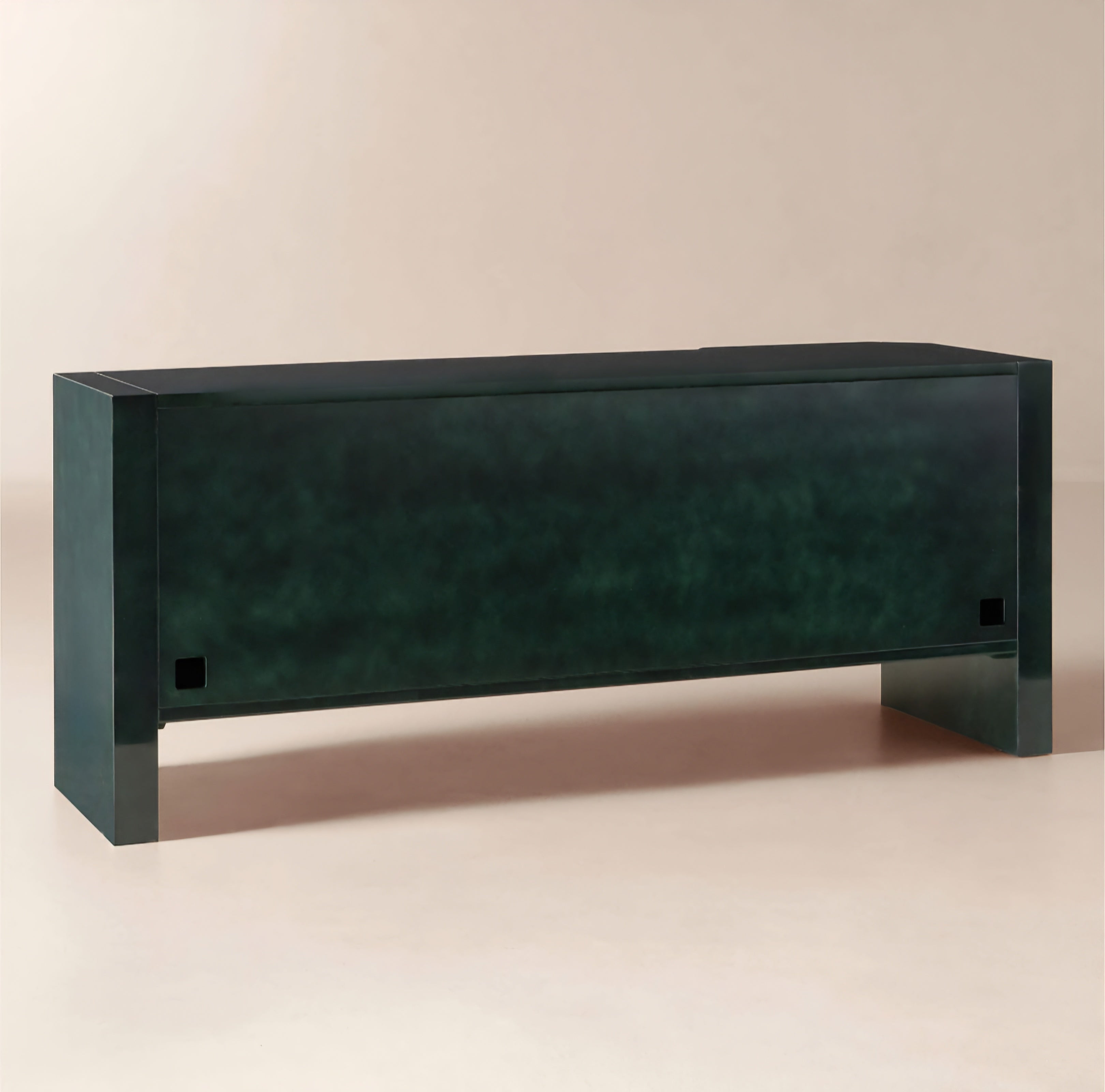 THE ONE × Kirnan — Dark Green High-Gloss Lacquered Credenza