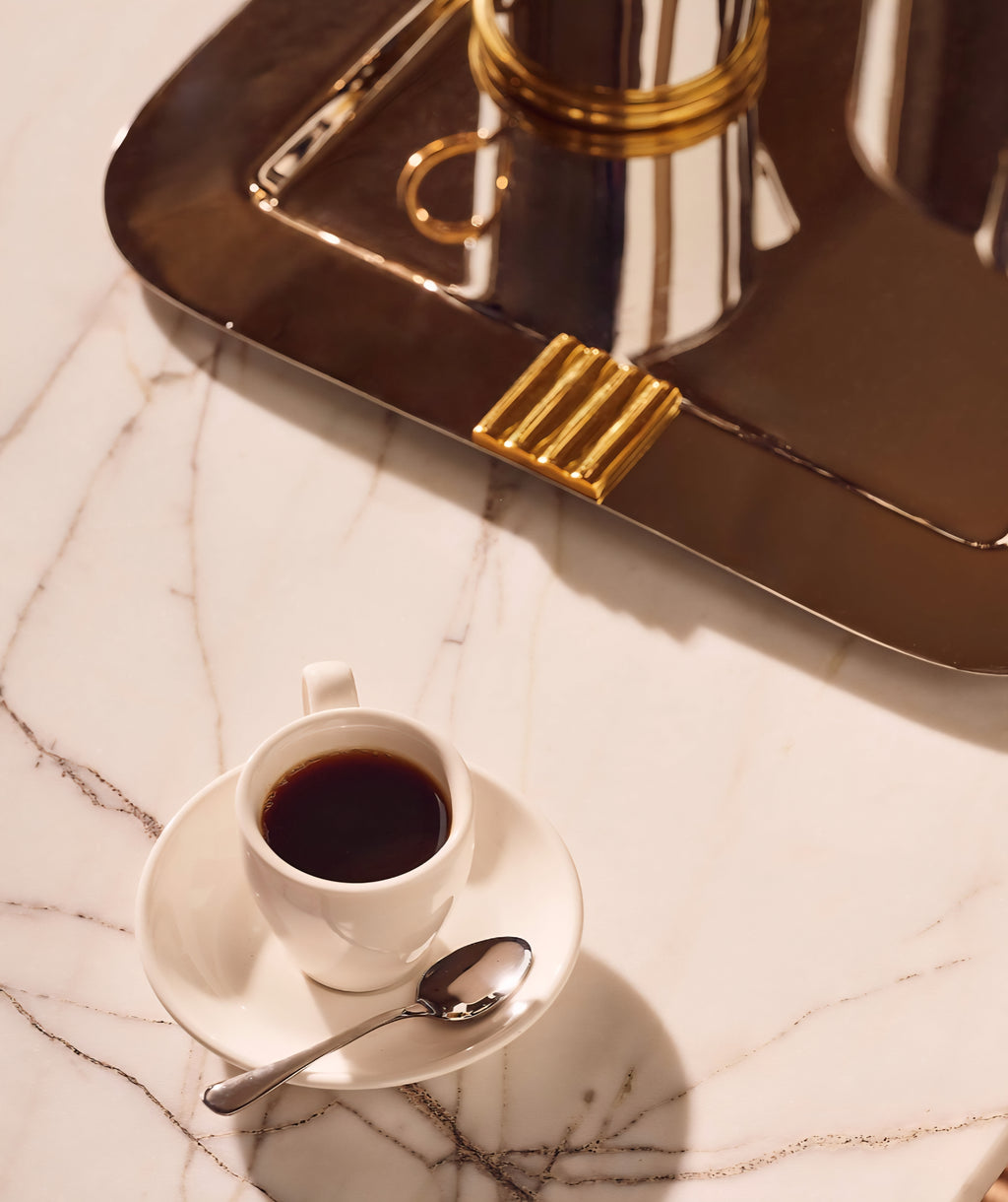 THE ONE × Leclaire — Rectangular Stainless Steel Serving Tray