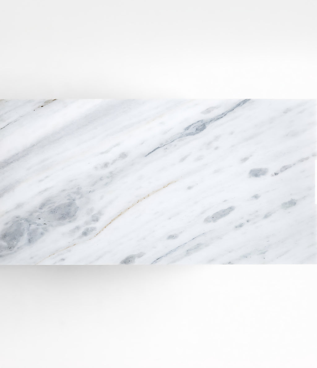THE ONE × Terra — Marble Top Kitchen Island with Storage (78")