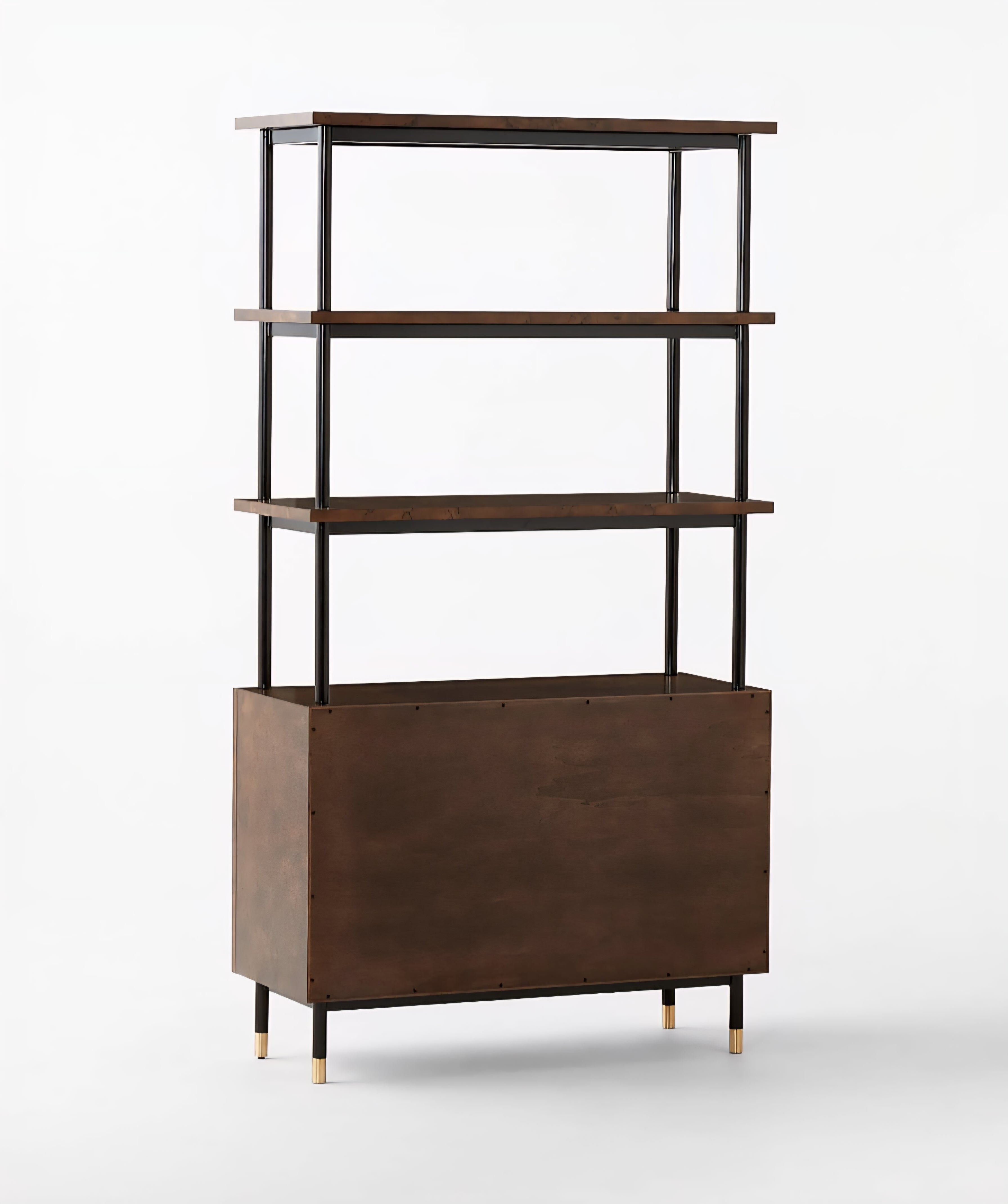 THE ONE × Carbon — Burl Wood Bookshelf