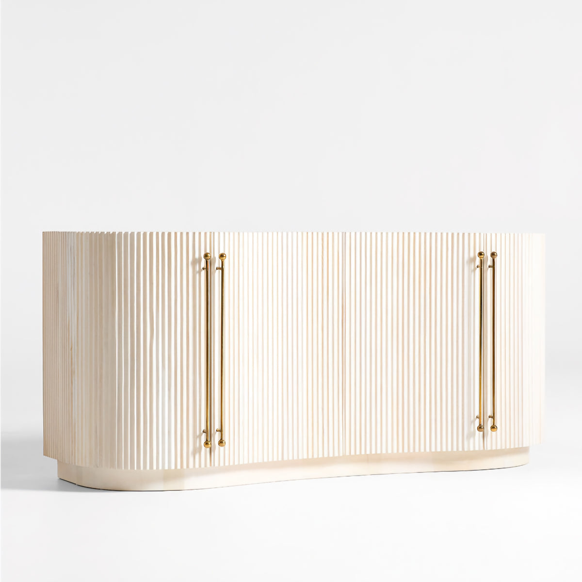 THE ONE × Coastline — Oak Wood Fluted Credenza (72")