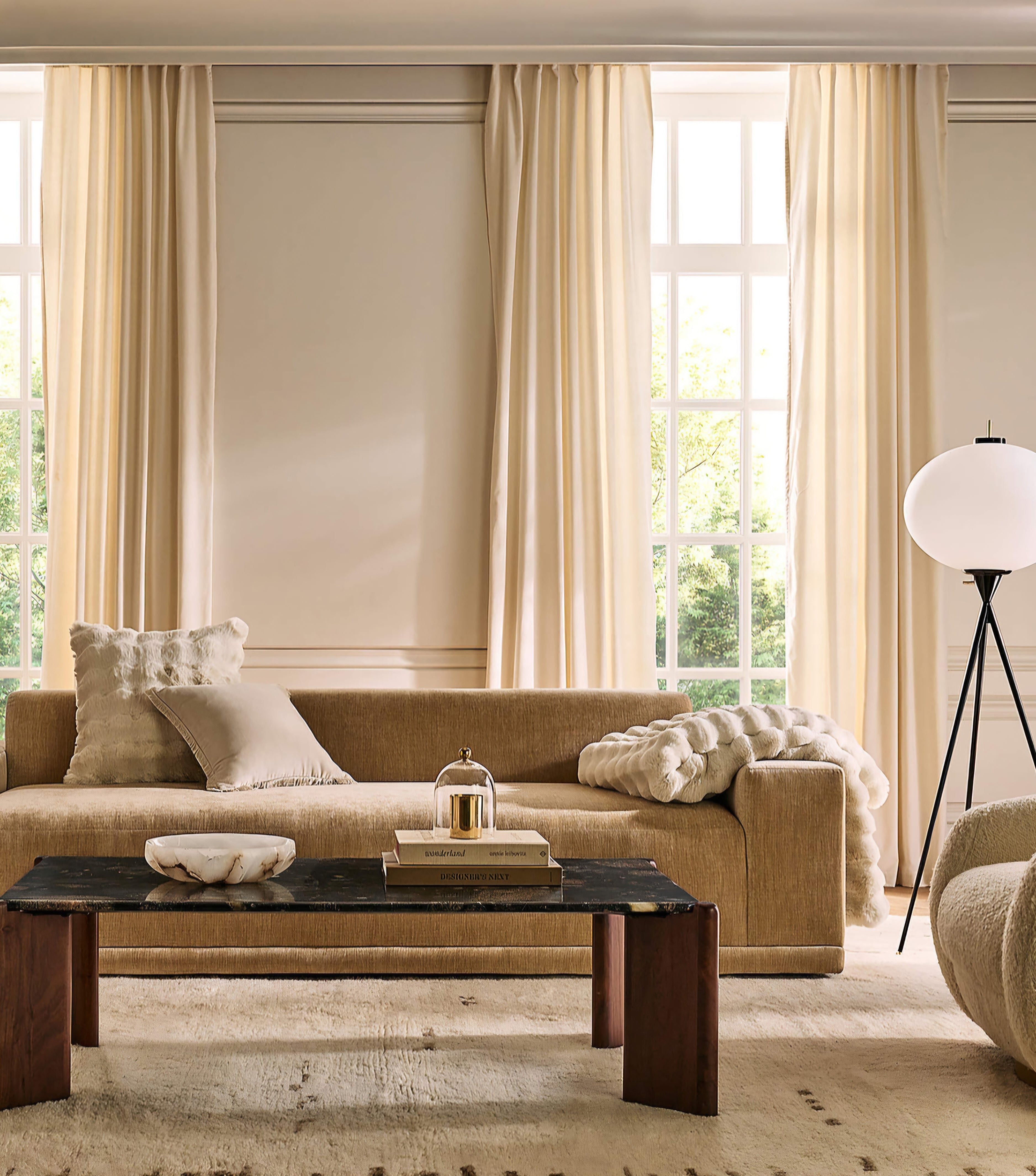 THE ONE × Montaigne — Black Tripod Floor Lamp