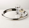 THE ONE × Piero — Round Polished Stainless Steel Serving Tray