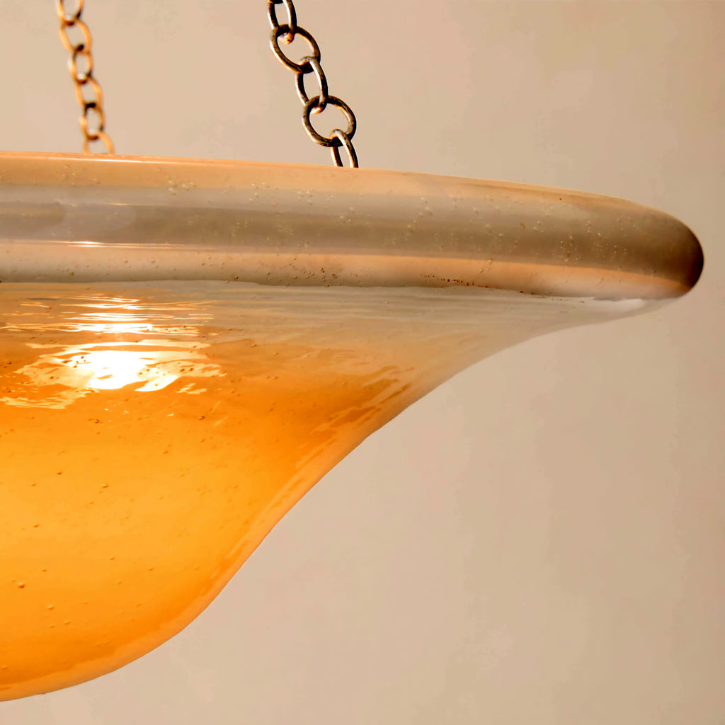 THE ONE × Abryn — Textured Glass Pendant Light