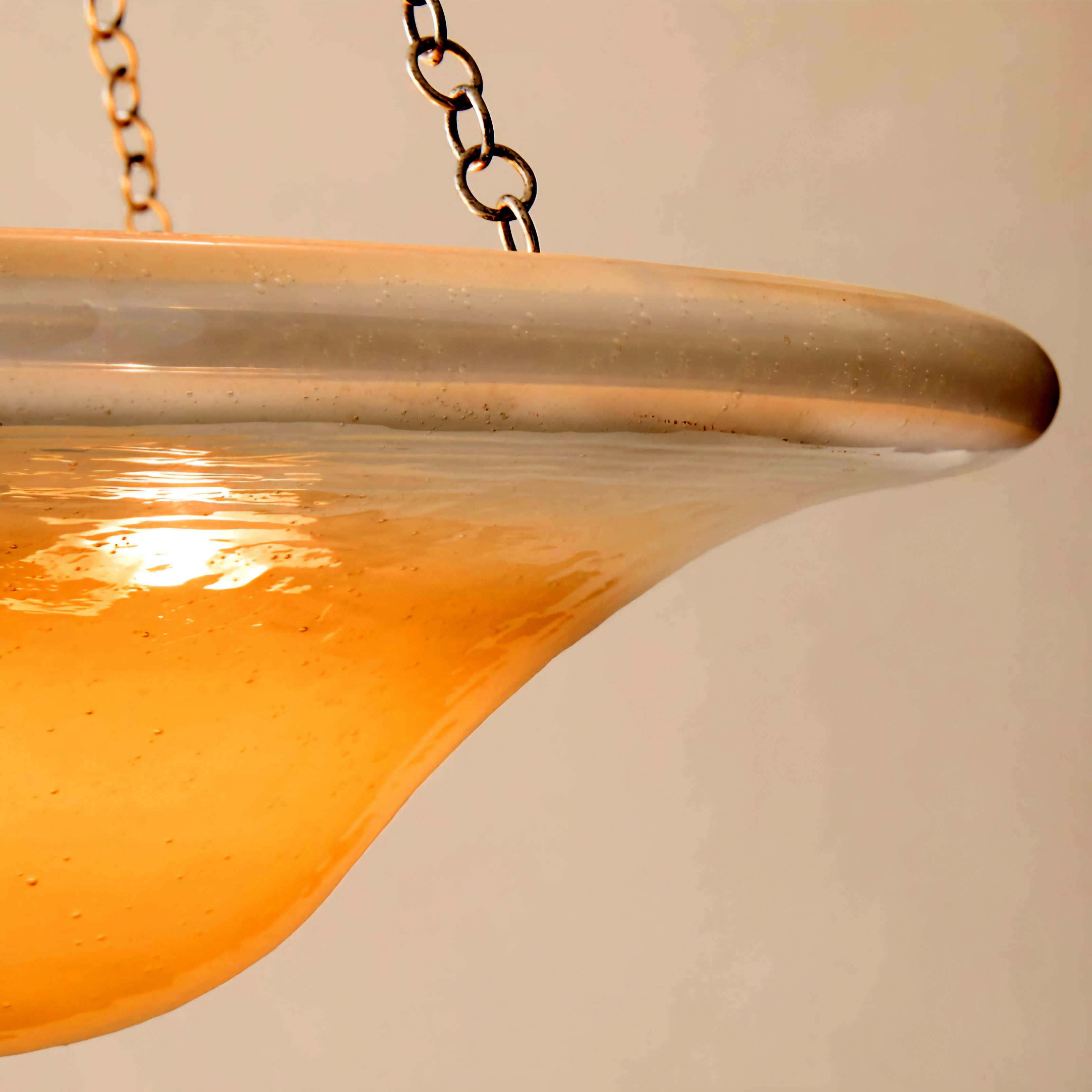 THE ONE × Abryn — Textured Glass Pendant Light