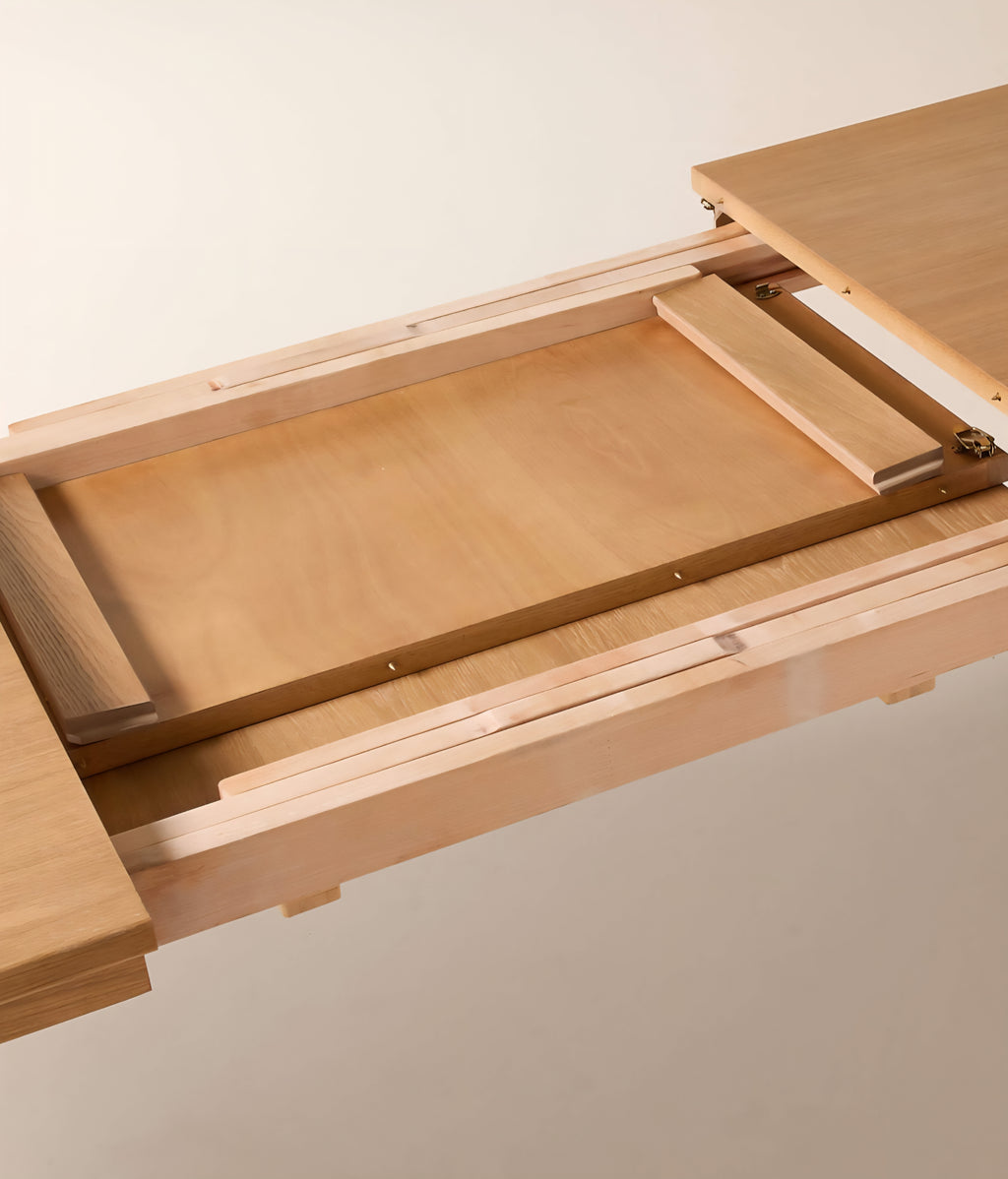 THE ONE × Otis — Rectangular Dark Oak Extendable Dining Table