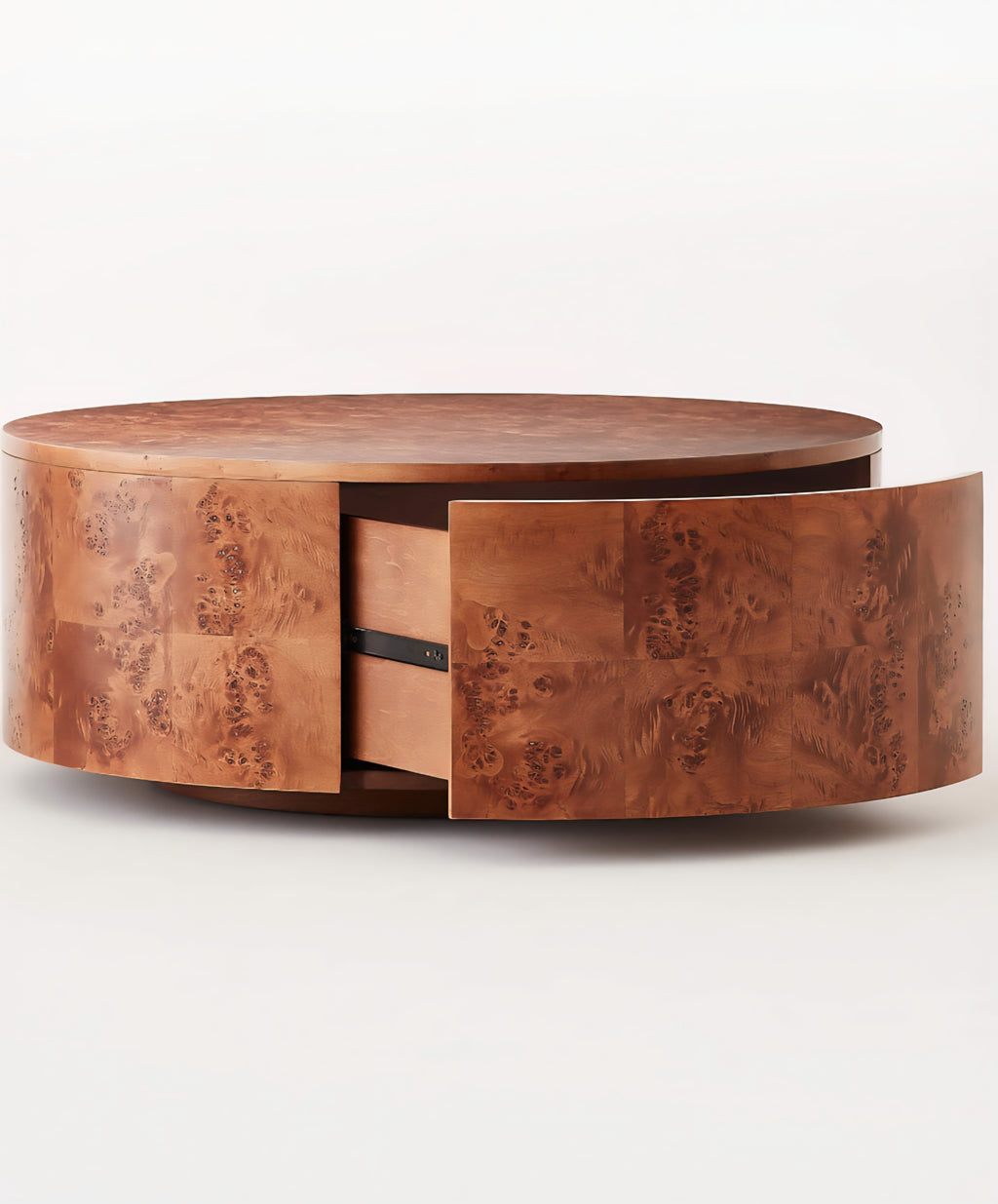 THE ONE × Purl — 36" Burl Wood Rotating Coffee Table
