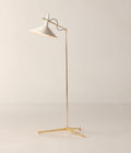 THE ONE × Exposior — Unlacquered Brass Task Floor Lamp Model E11