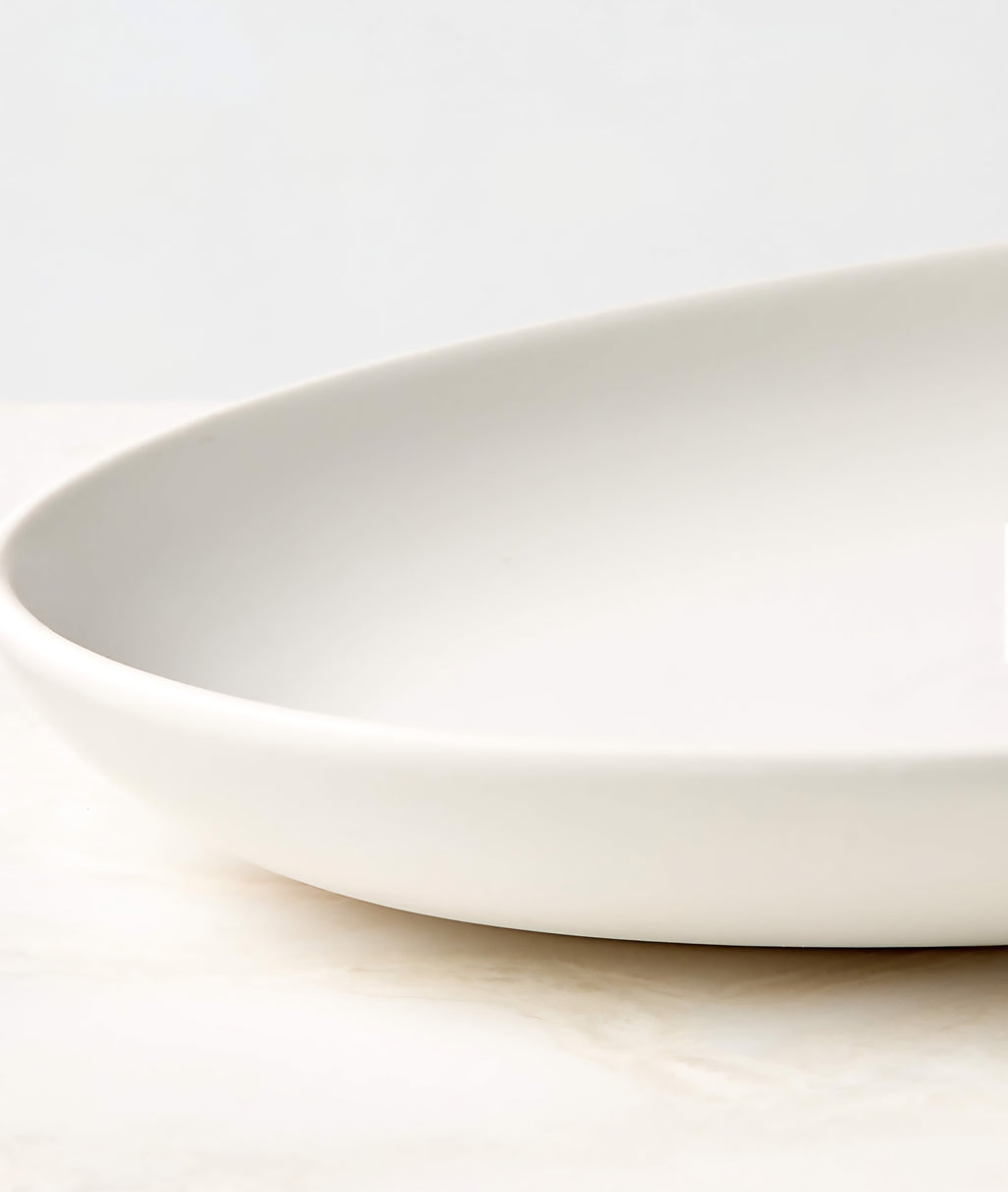 THE ONE × Mori — Matte White Chip and Dip Set (Set of 2)