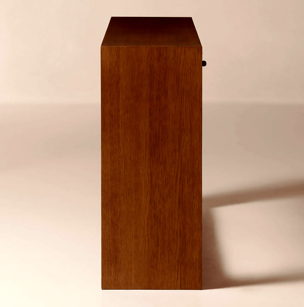 THE ONE × Hawk — Carved White Oak Console Table