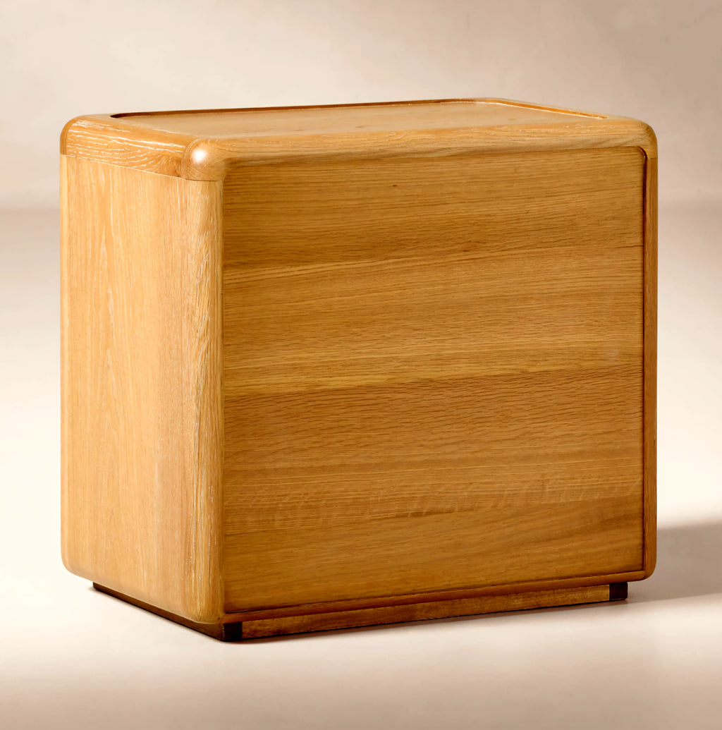 THE ONE × Abbott — 3-Drawer Wood Nightstand