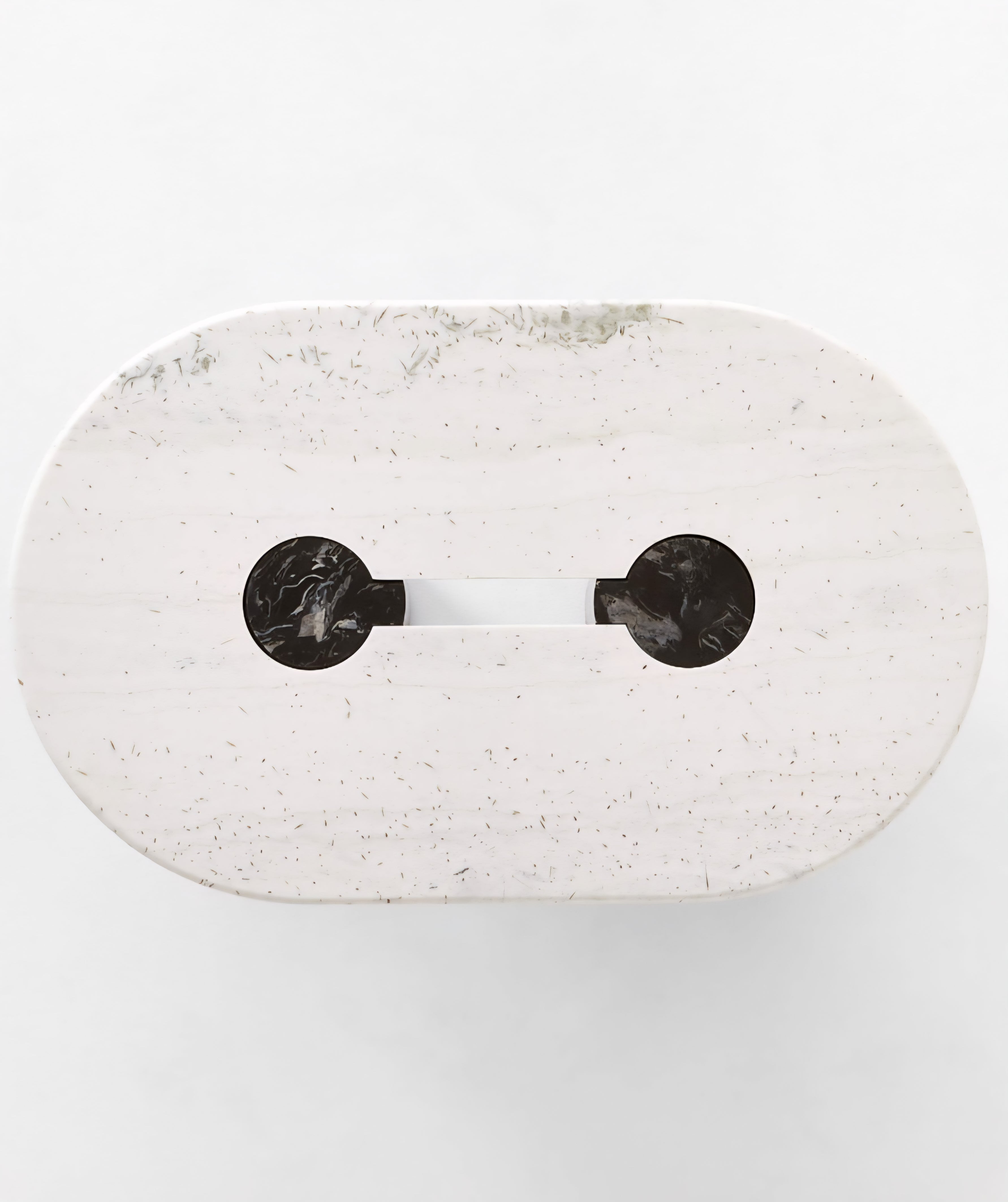 THE ONE × Liguria — Oval Marble Coffee Table