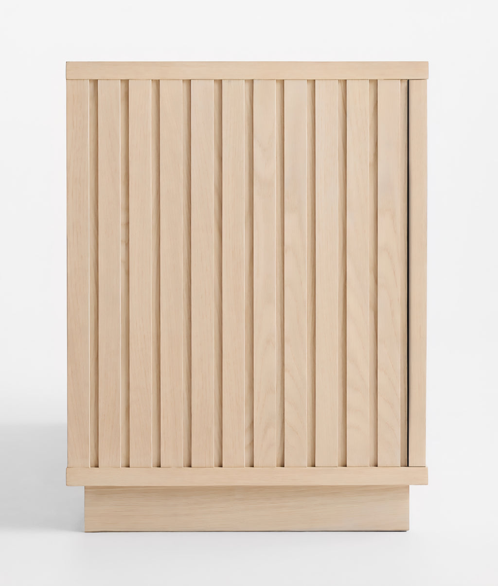 THE ONE × Batten-White Oak Storage Media Console (72")
