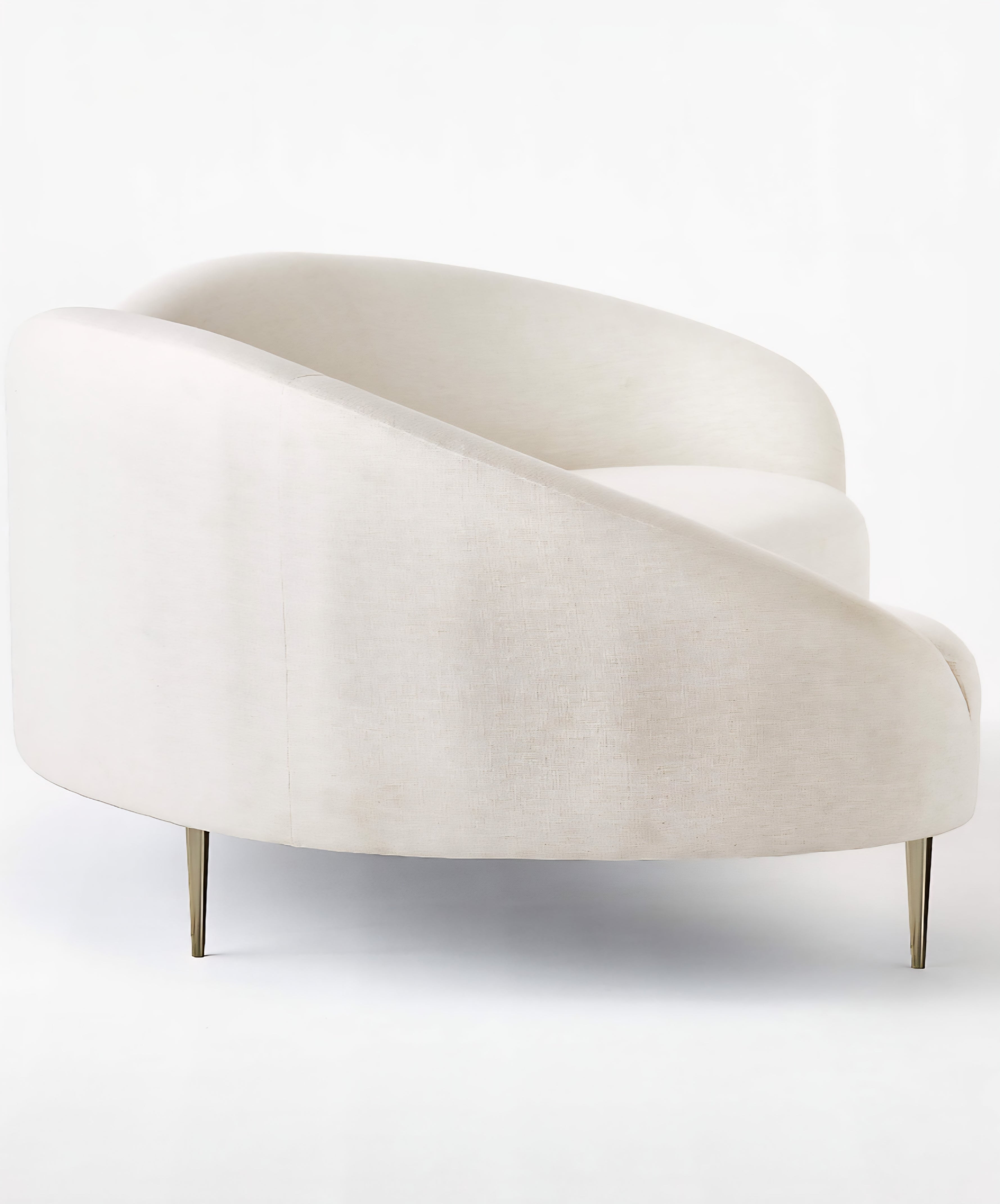 THE ONE × Curvo — White Performance Fabric Sofa by goop