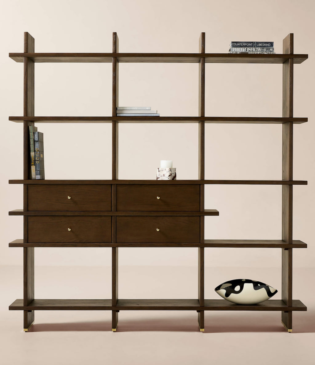 THE ONE × Madison — Dark Oak Bookcase