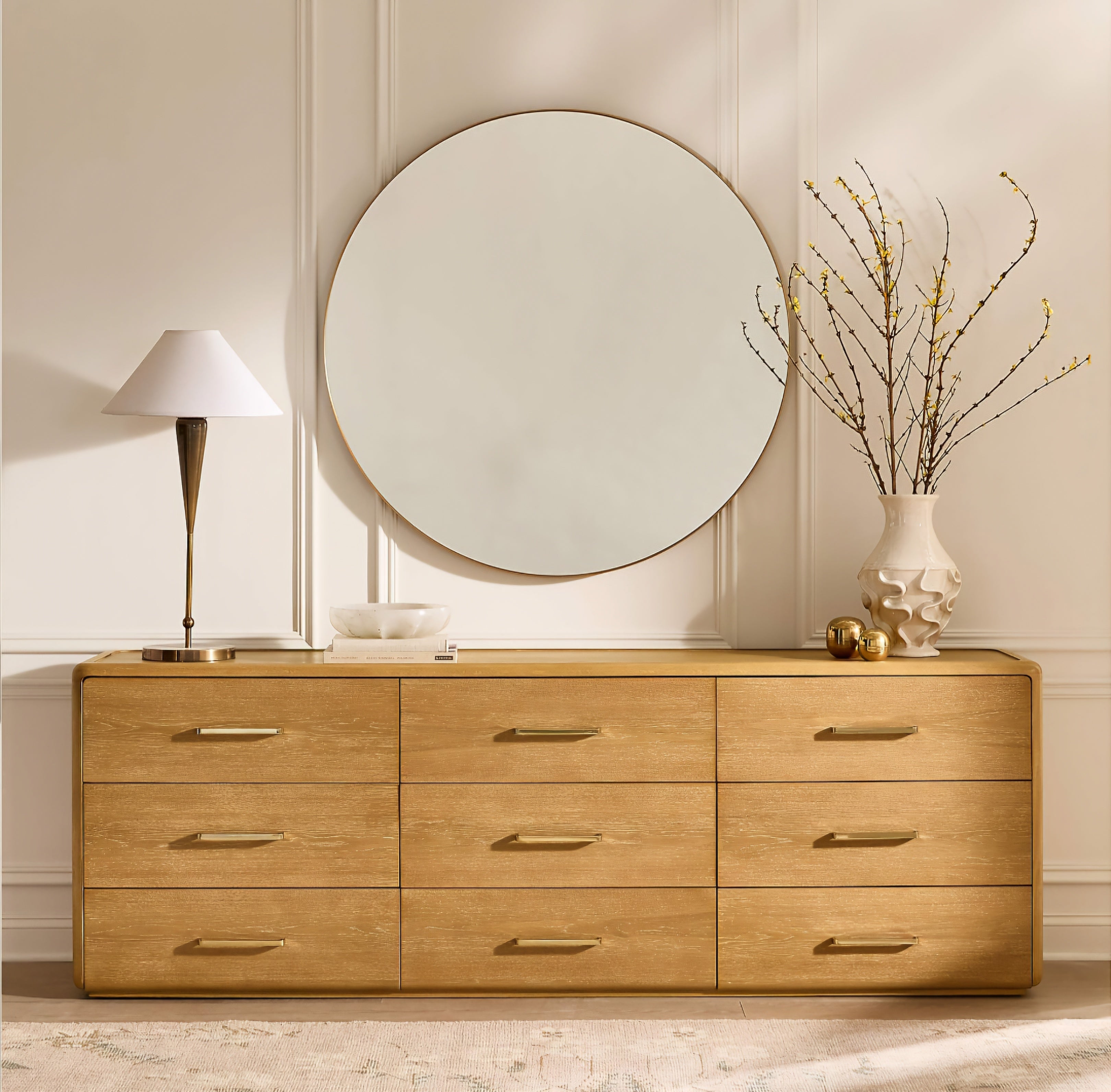 THE ONE × Abbott — 9-Drawer Wood Dresser