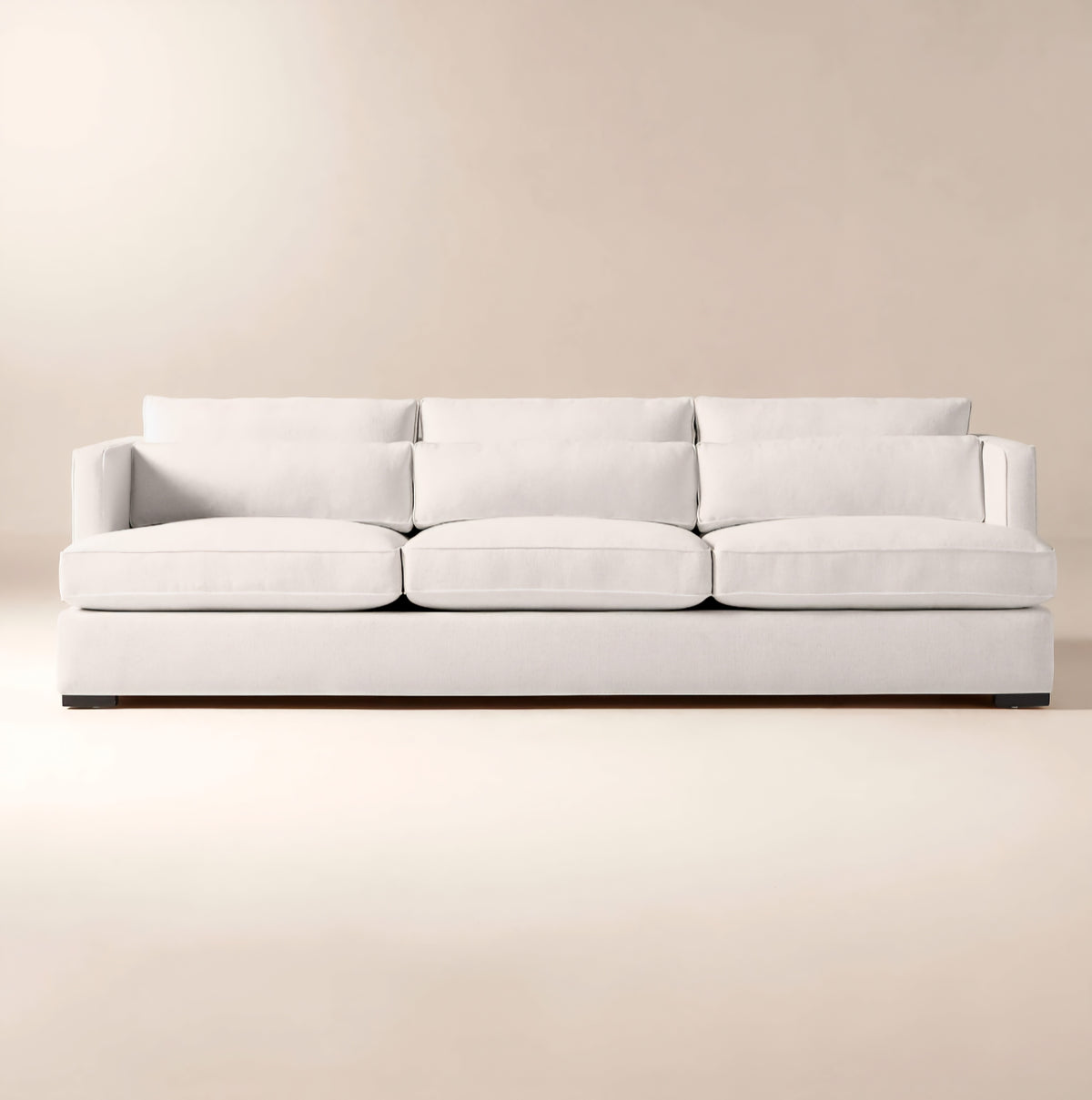 THE ONE × Eastman — White Performance Fabric Sofa