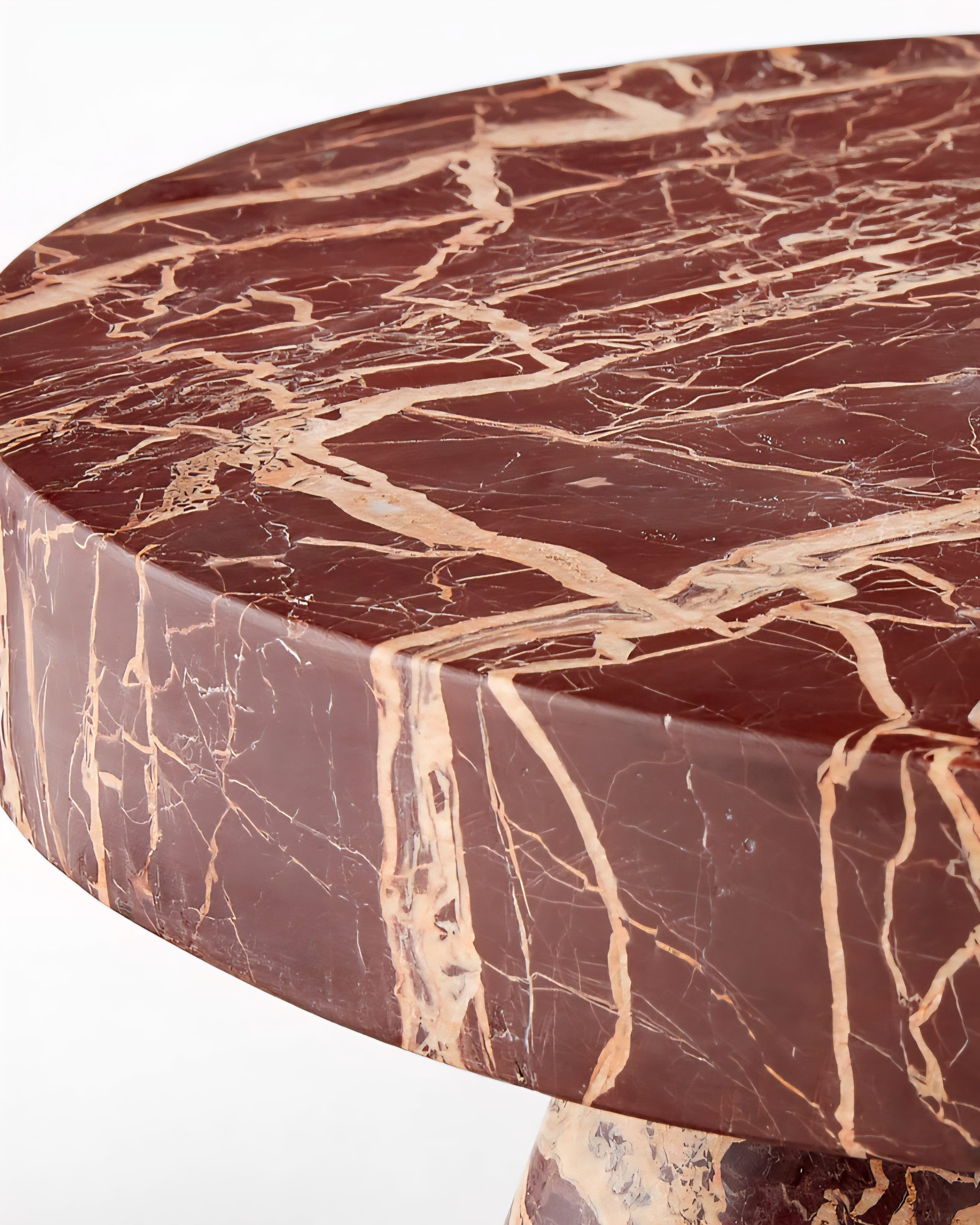 THE ONE × Jaxx — Round Marble Side Table