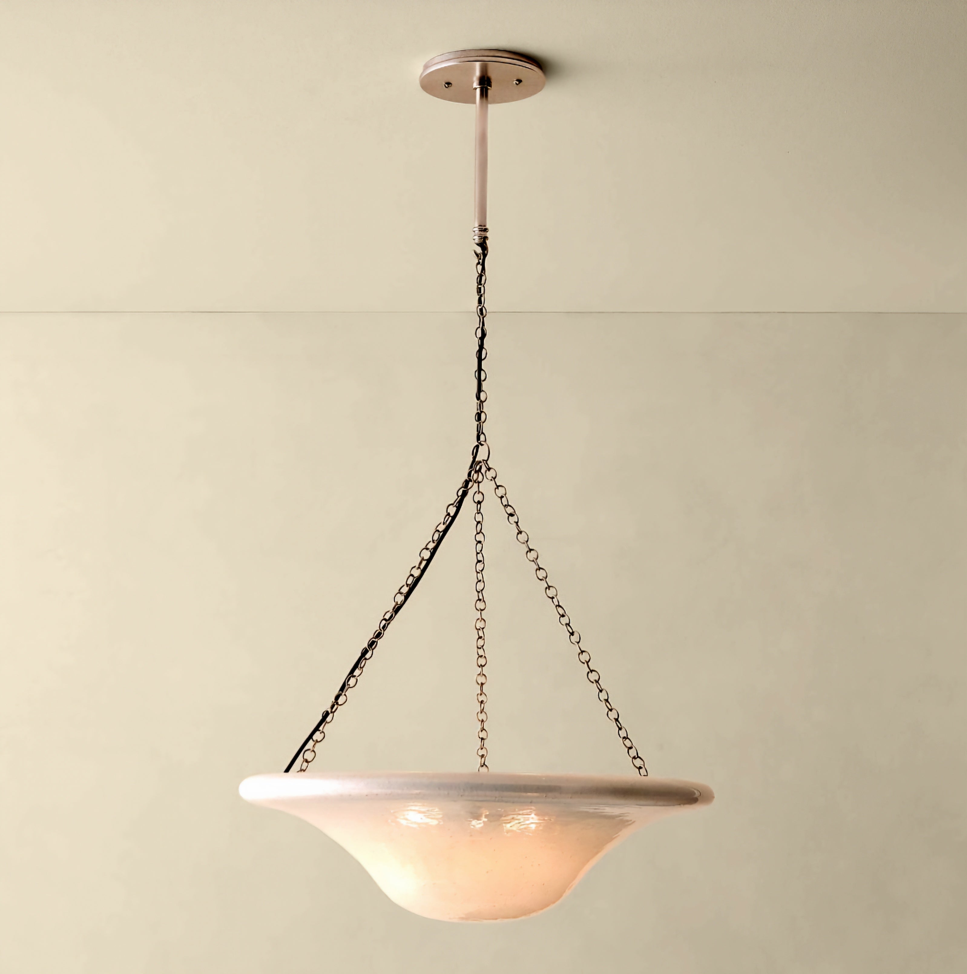 THE ONE × Abryn — Textured Glass Pendant Light
