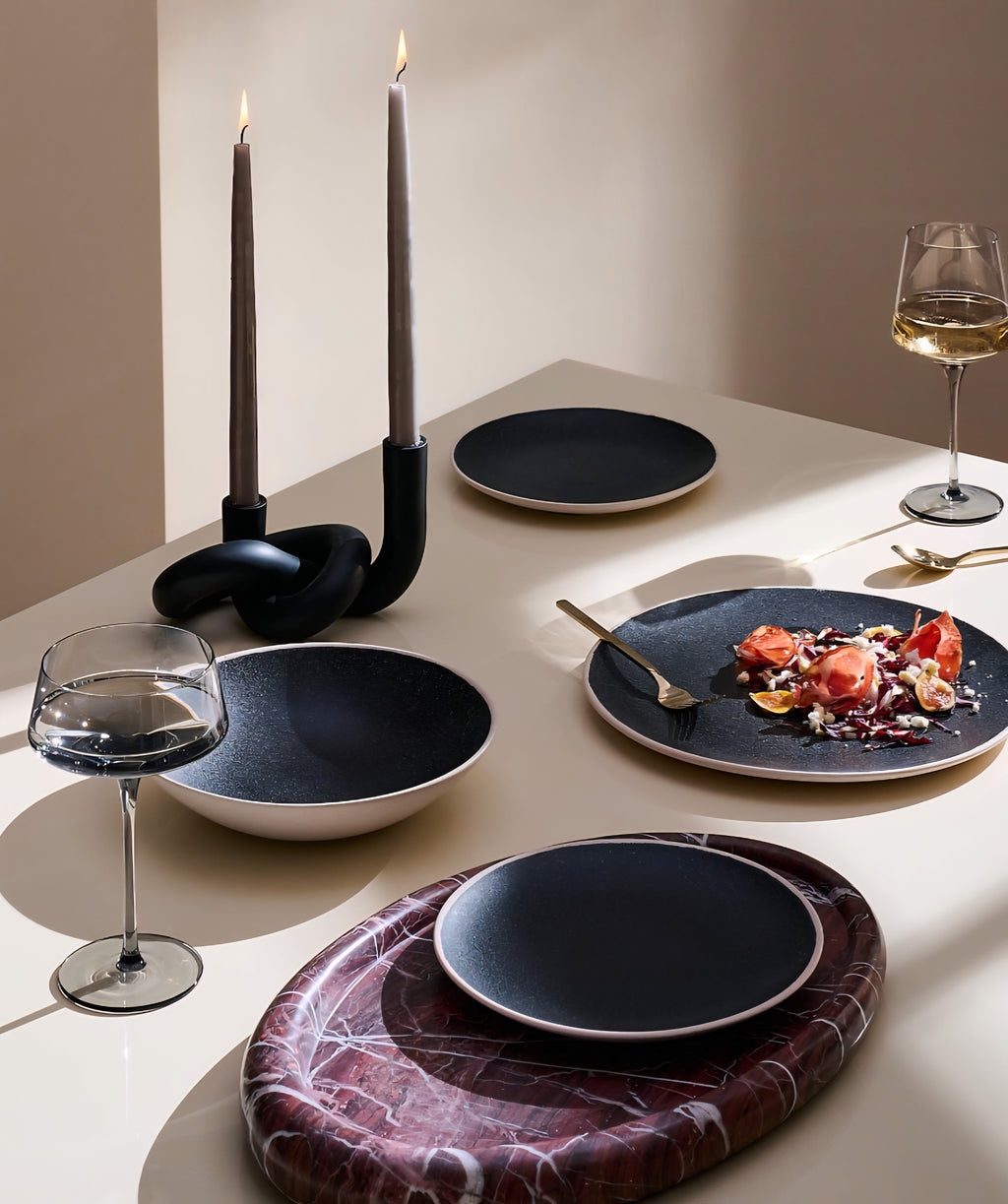 THE ONE × Pave — Oval Marble Serving Tray