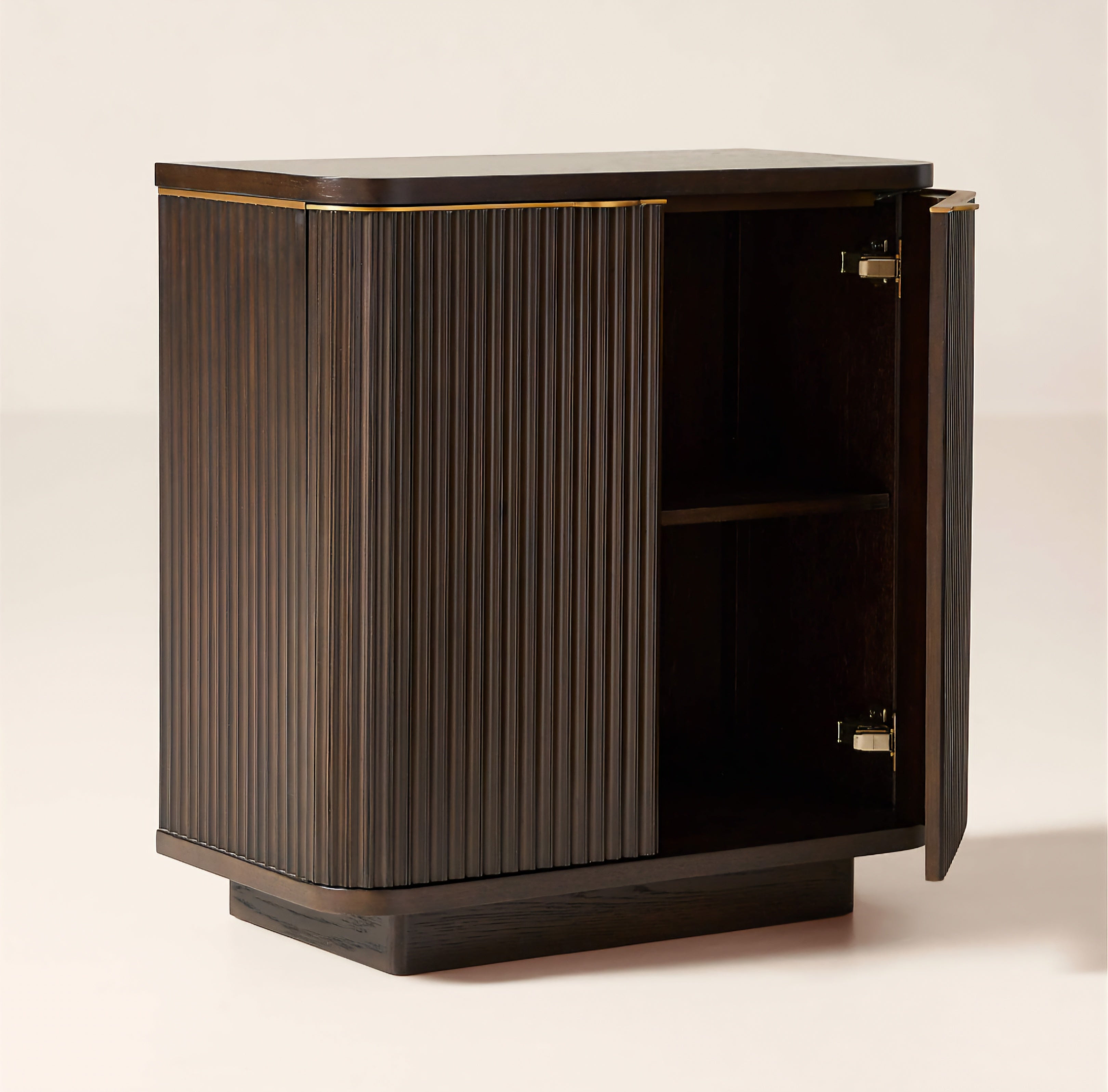 THE ONE × Davison — Fluted Dark Oak Cabinet