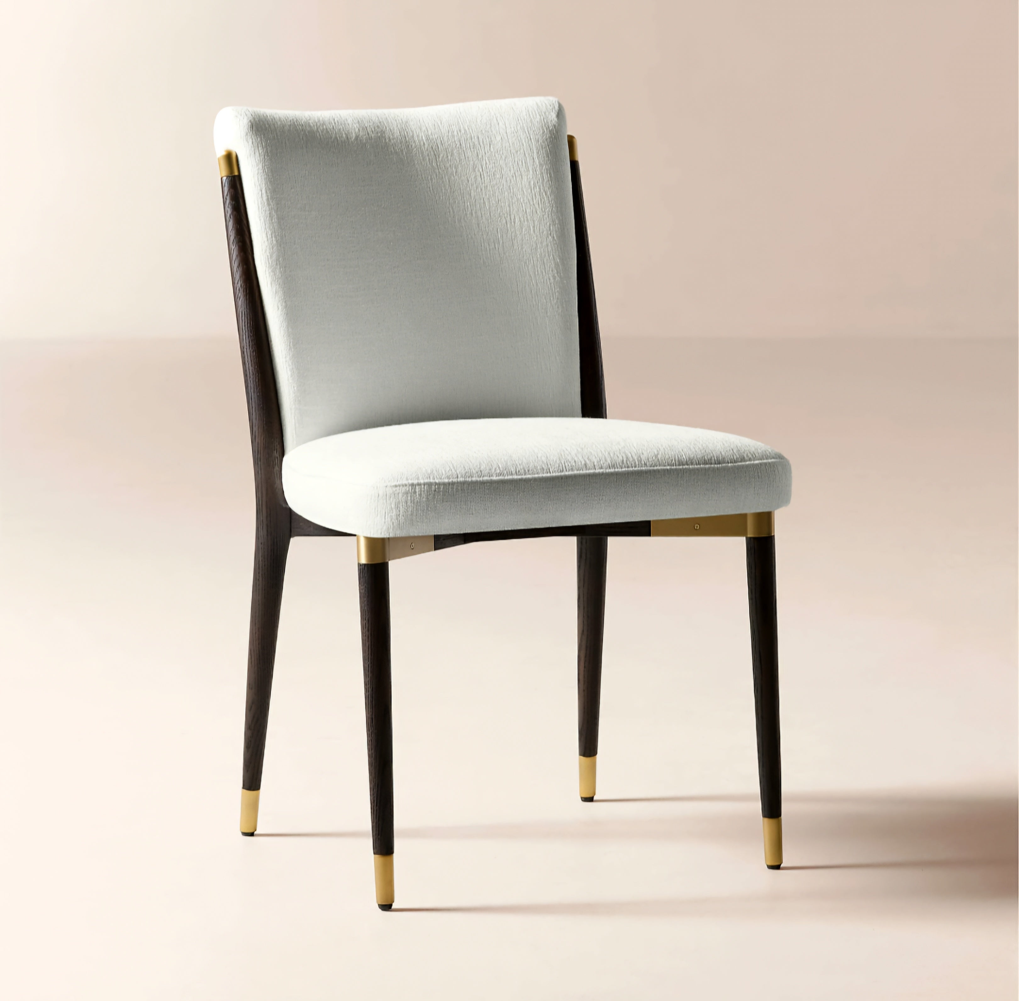 THE ONE × Norrie — Snow White Performance Fabric Armless Dining Chair