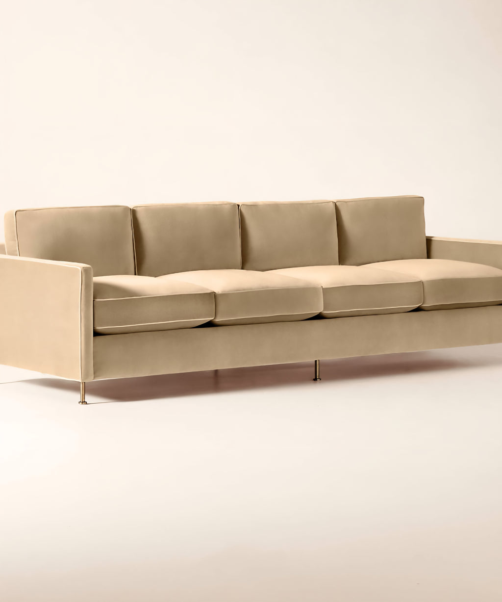 THE ONE × Brett — Jade Green Velvet Sofa
