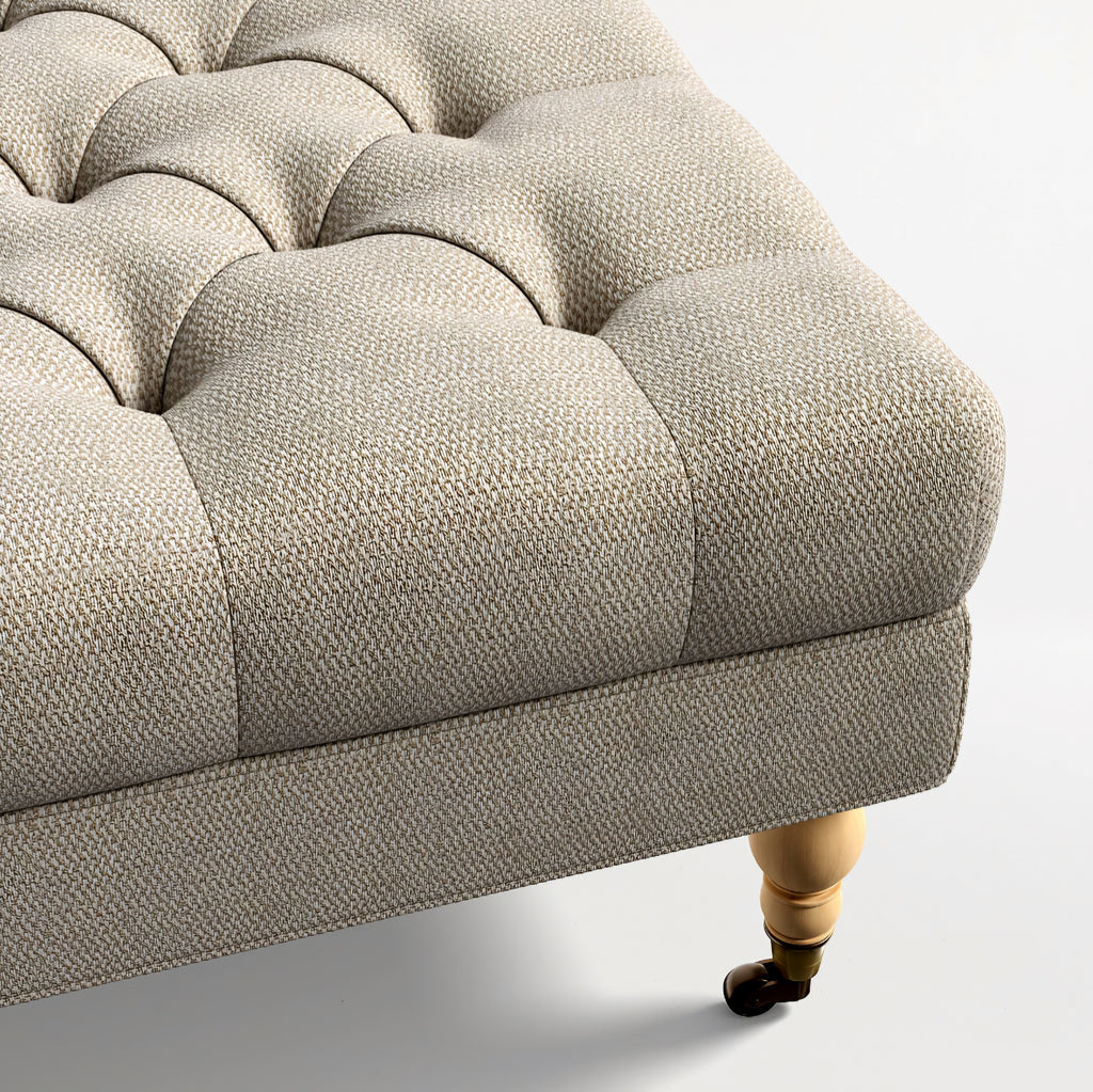 THE ONE × Langley — 45" Square Cocktail Ottoman