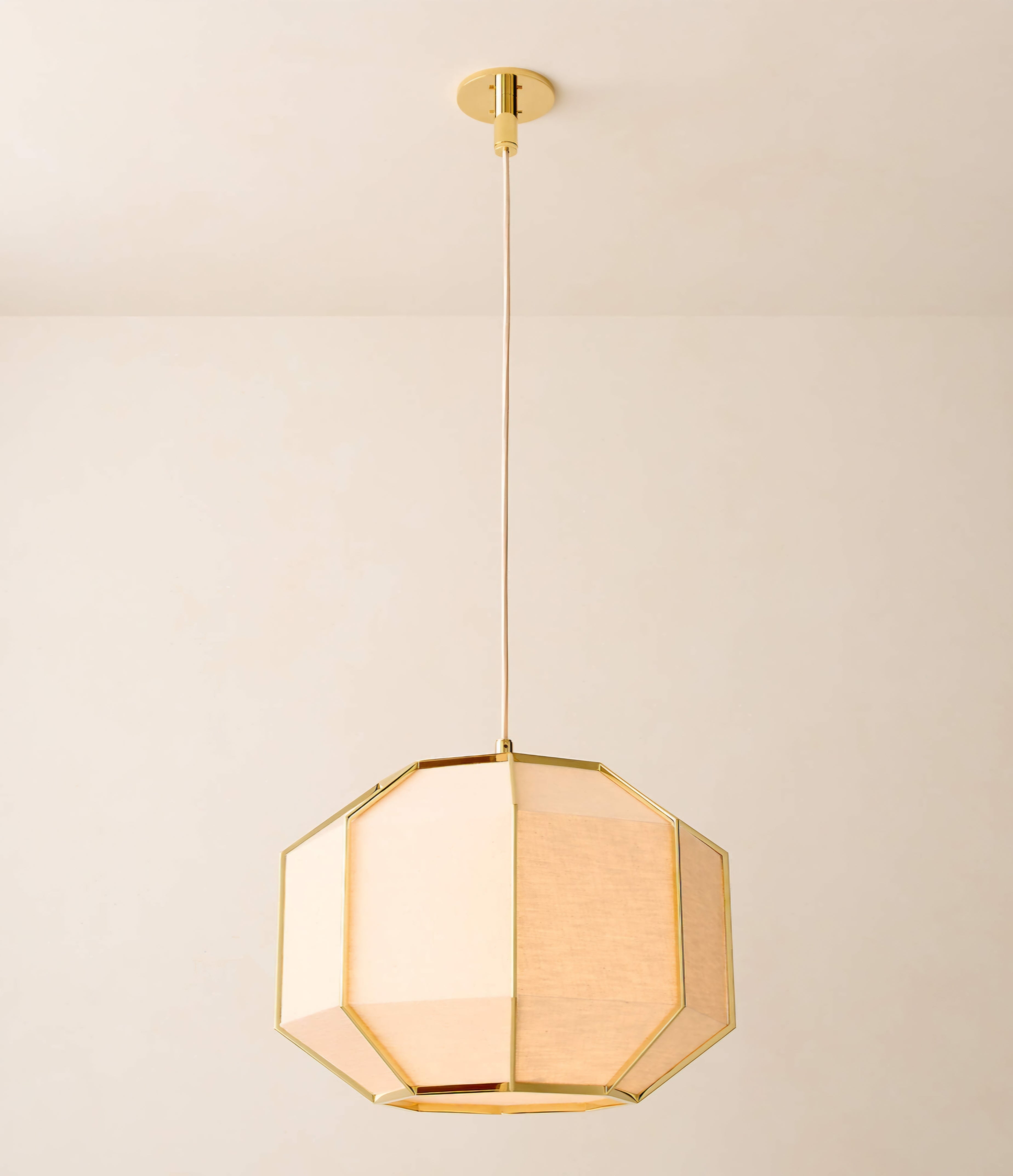 THE ONE × Blisse — Natural Linen Pendant Light