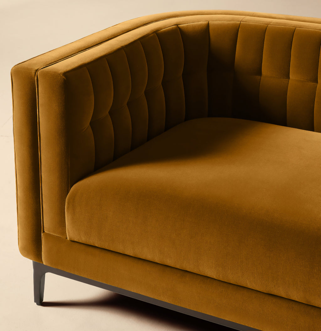 THE ONE × Ambroise — Light Taupe Velvet Sofa