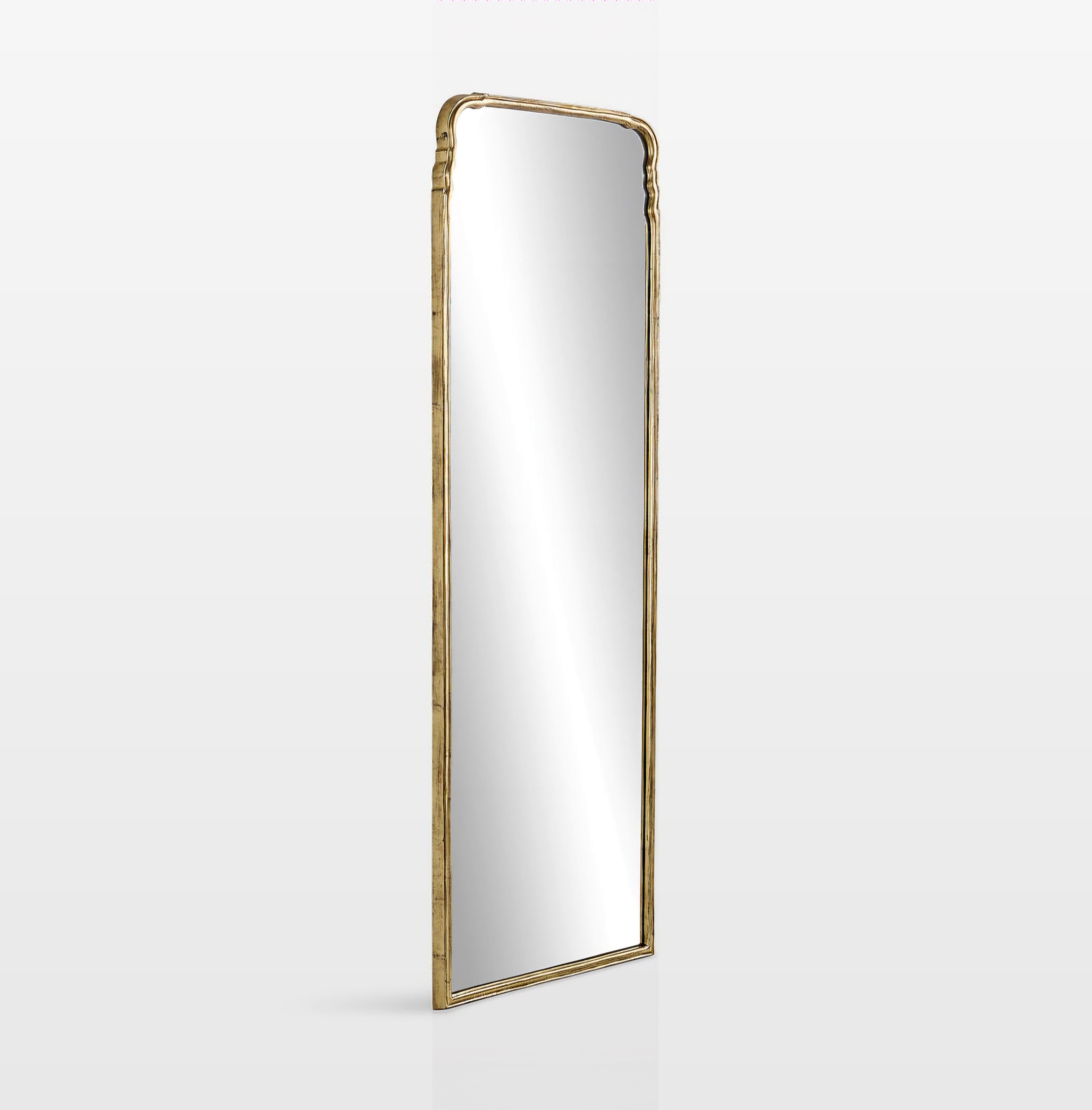 THE ONE × Amelie — Antique Brass Floor Mirror