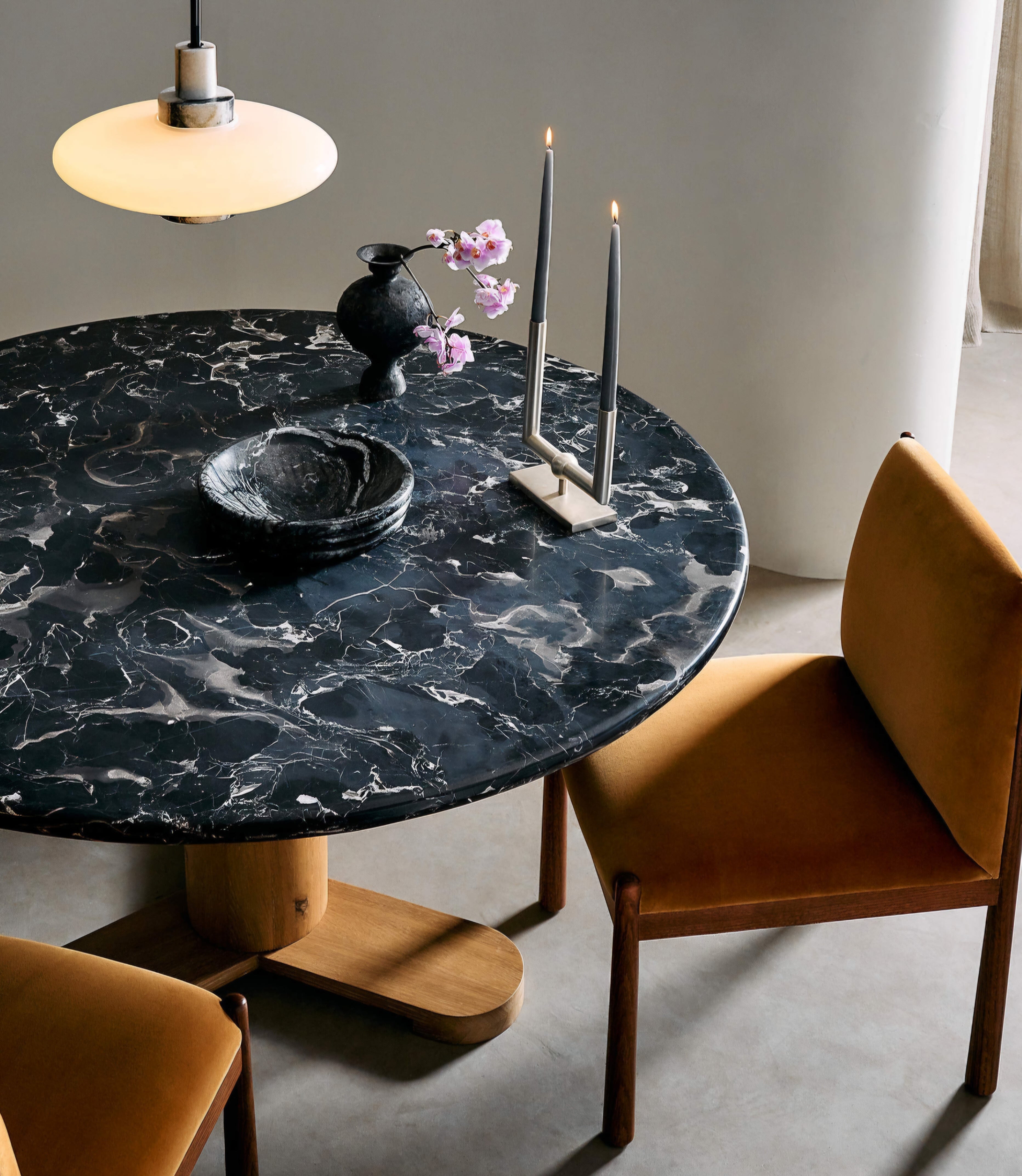 THE ONE × Virgo — Contrast Marble Pendant Light