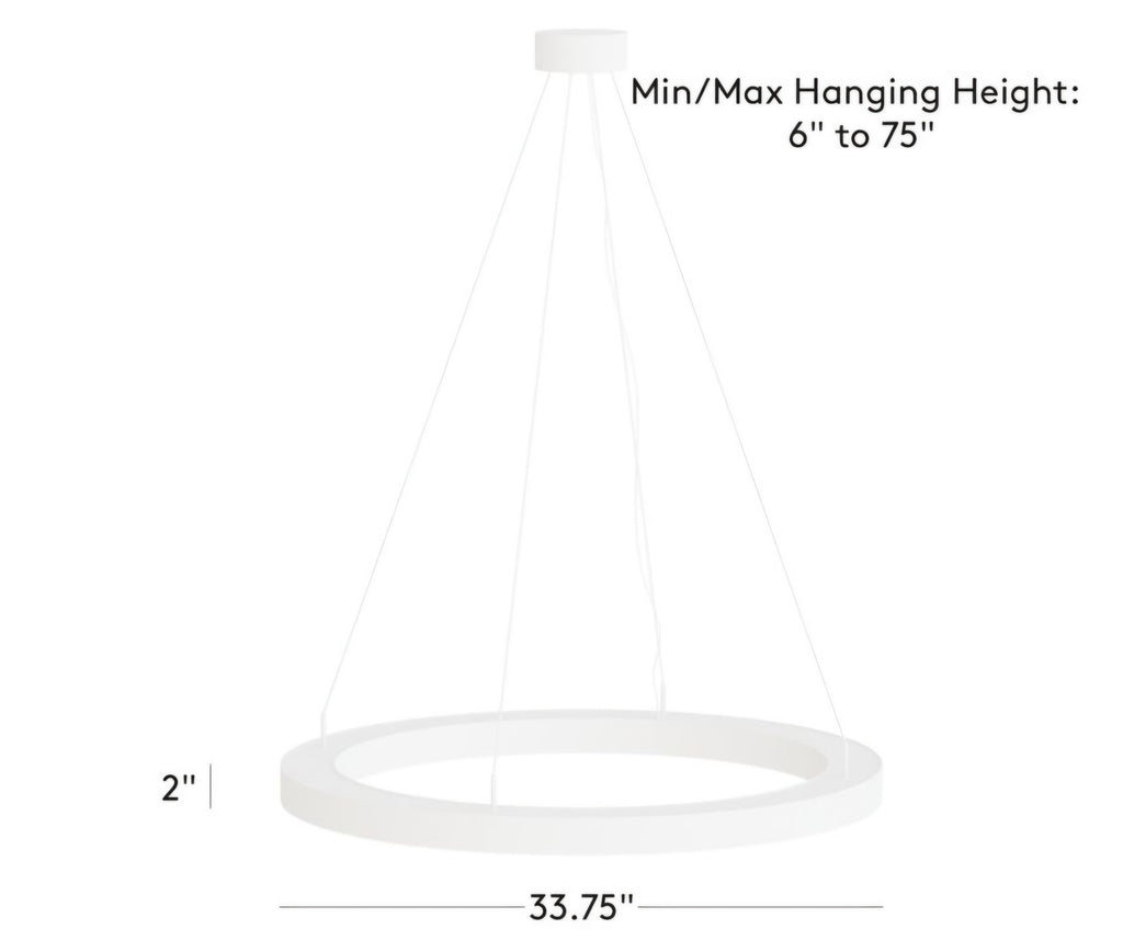 THE ONE × Misura — Black Metal Pendant Light