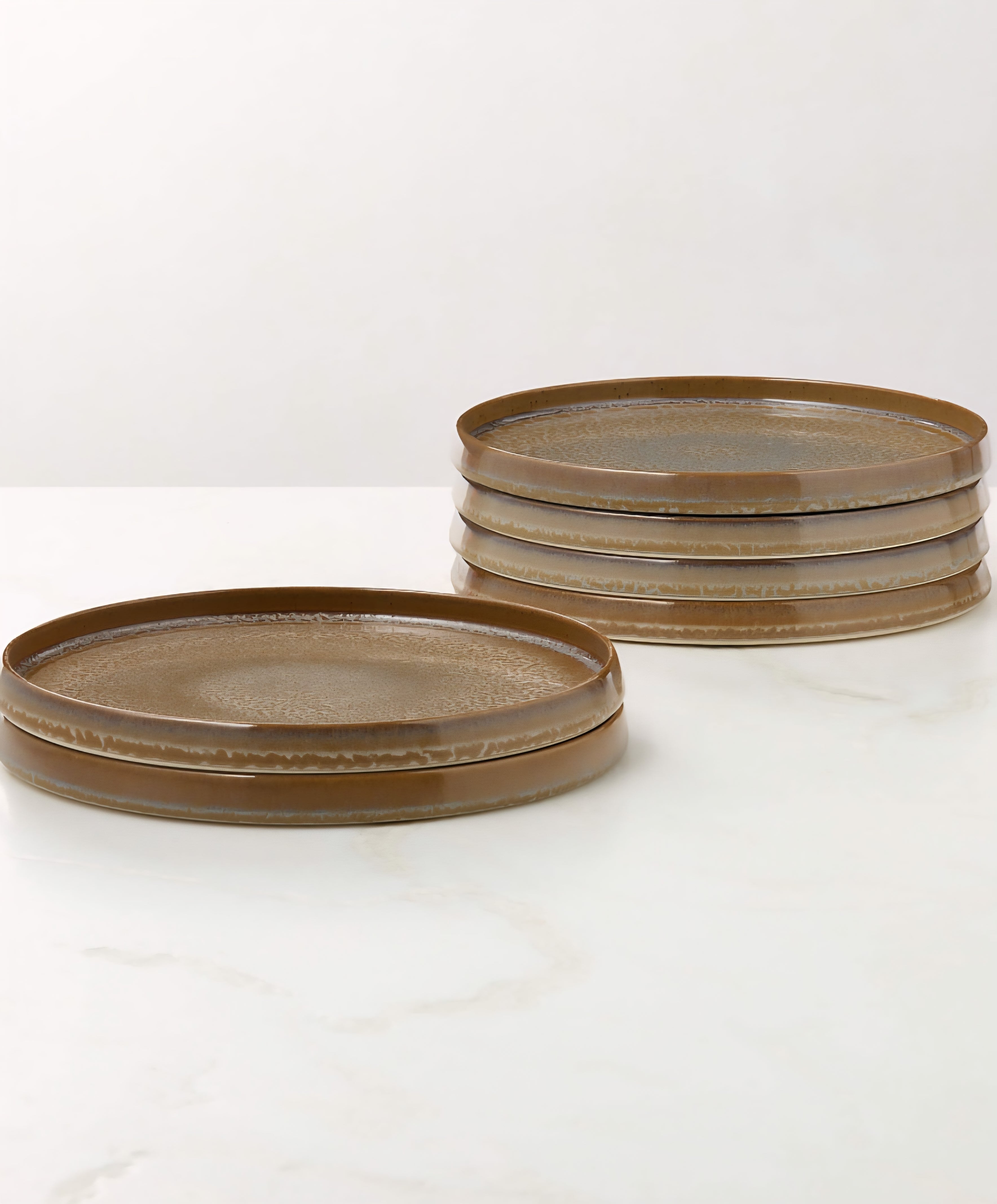 THE ONE × Prado — Reactive Glaze Salad & Dinner Plates