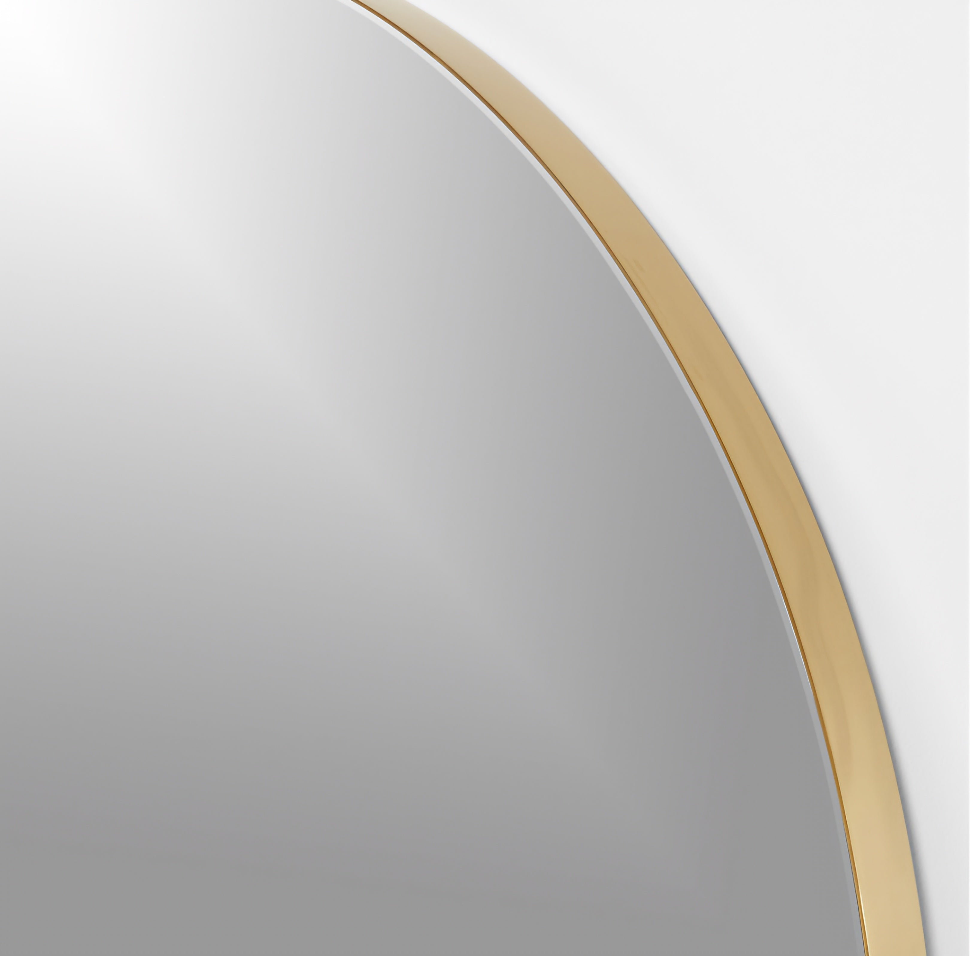 THE ONE × Edge — Extra-Large Brass Arch Floor Mirror