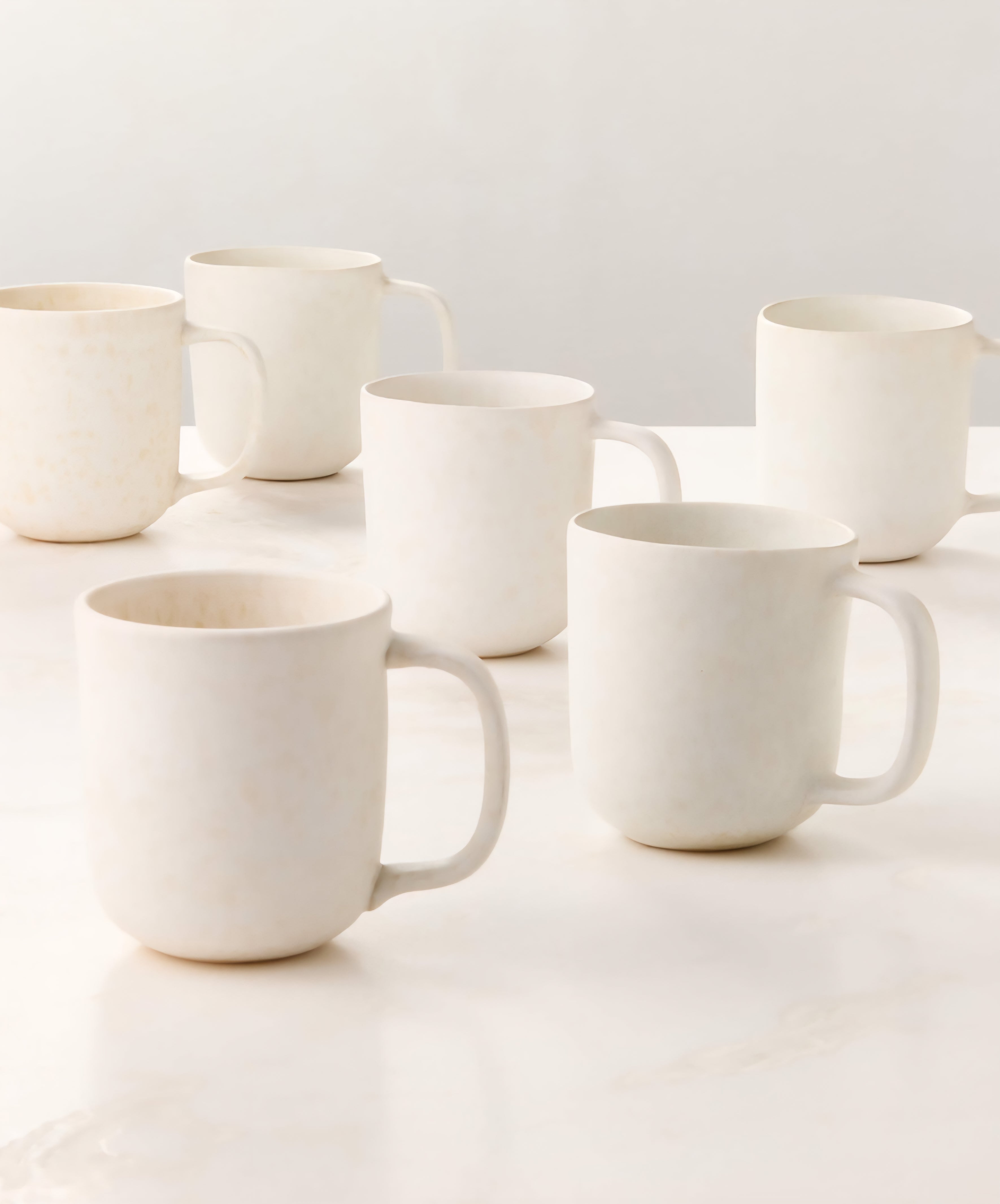 THE ONE × Drift — Reactive Glaze Mugs (Set of 6)