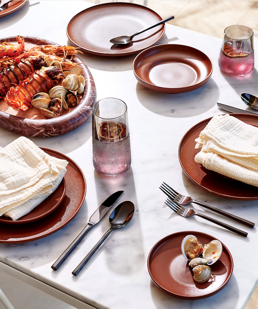 THE ONE × Pave — Oval Marble Serving Tray