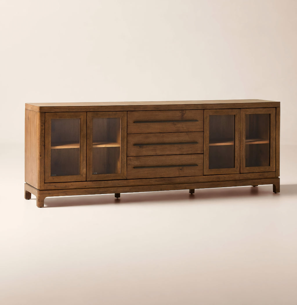 THE ONE × Truman — Acacia Wood Credenza with Drawers