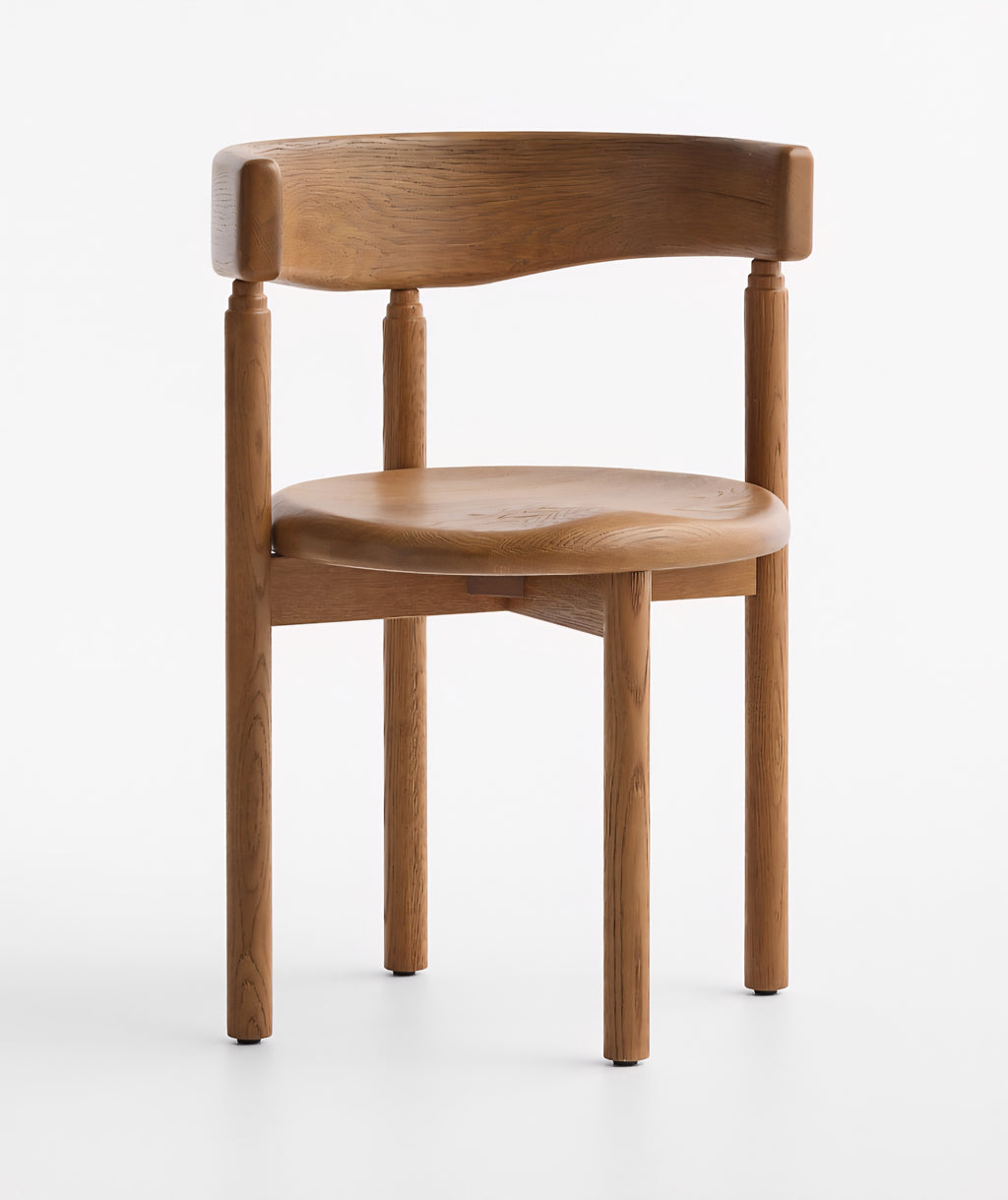THE ONE × Virage — Curved Oak Dining Chair